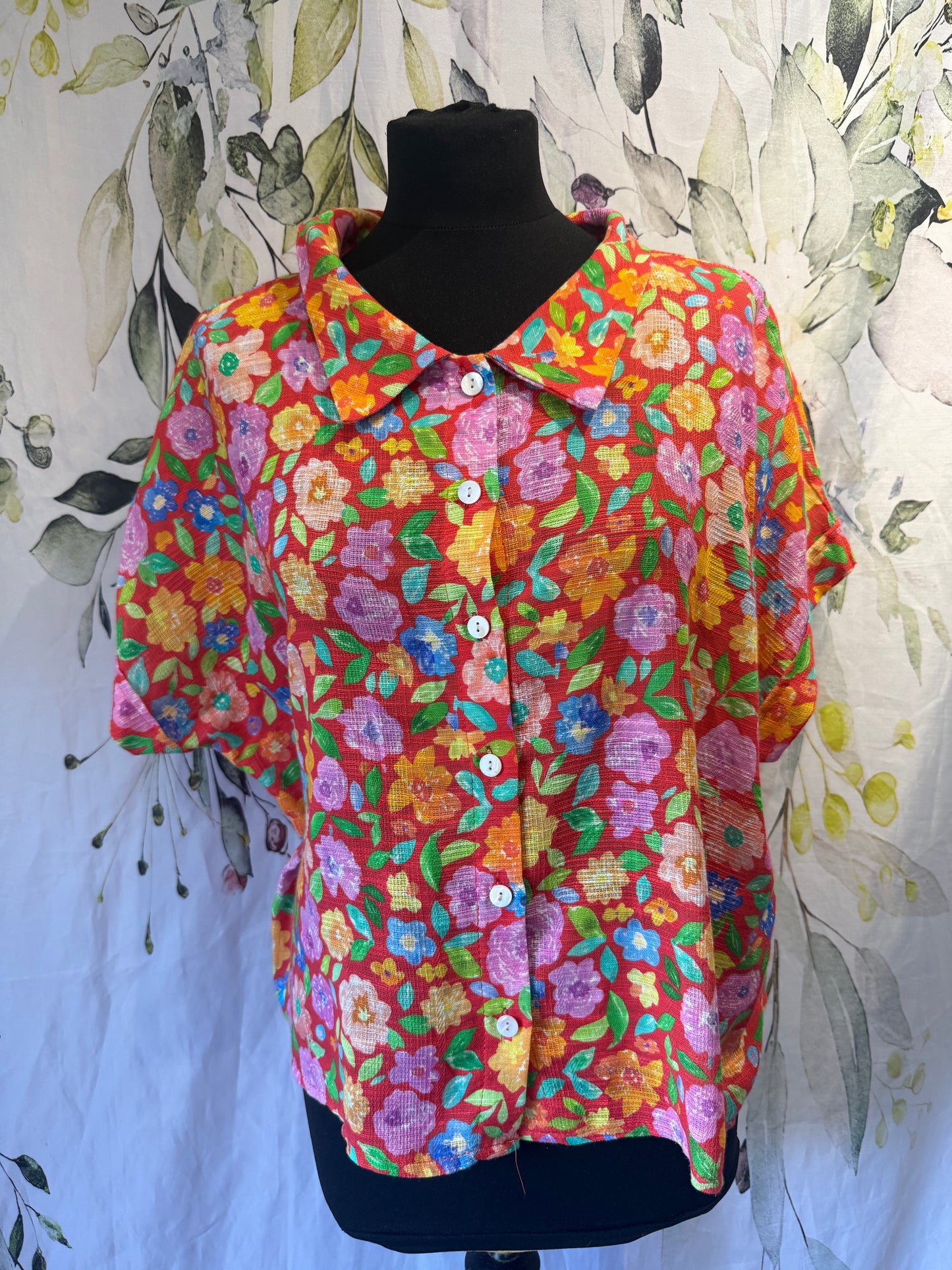 Floral Linen Shirt
