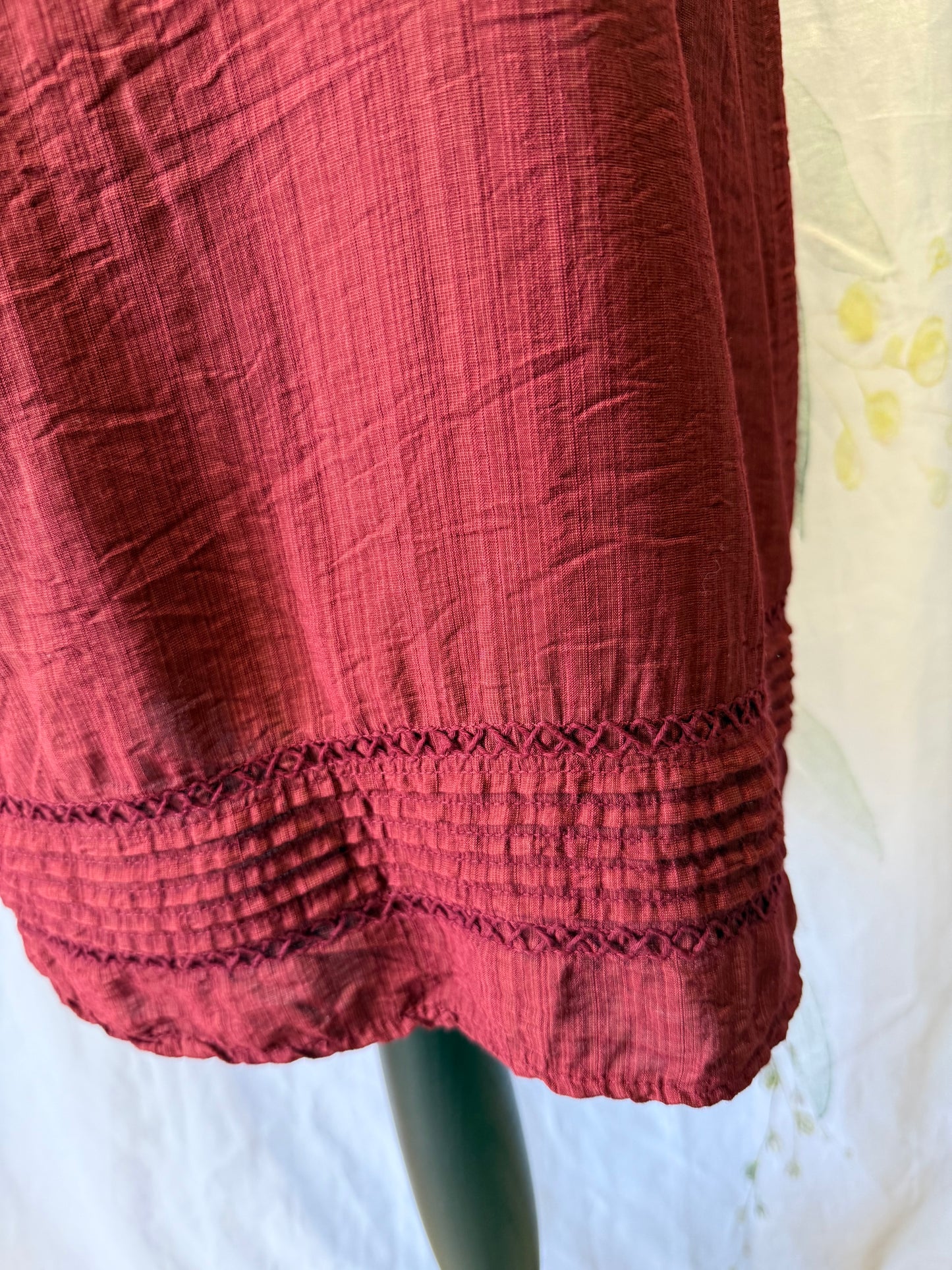 Pleat Detail Shift Dress