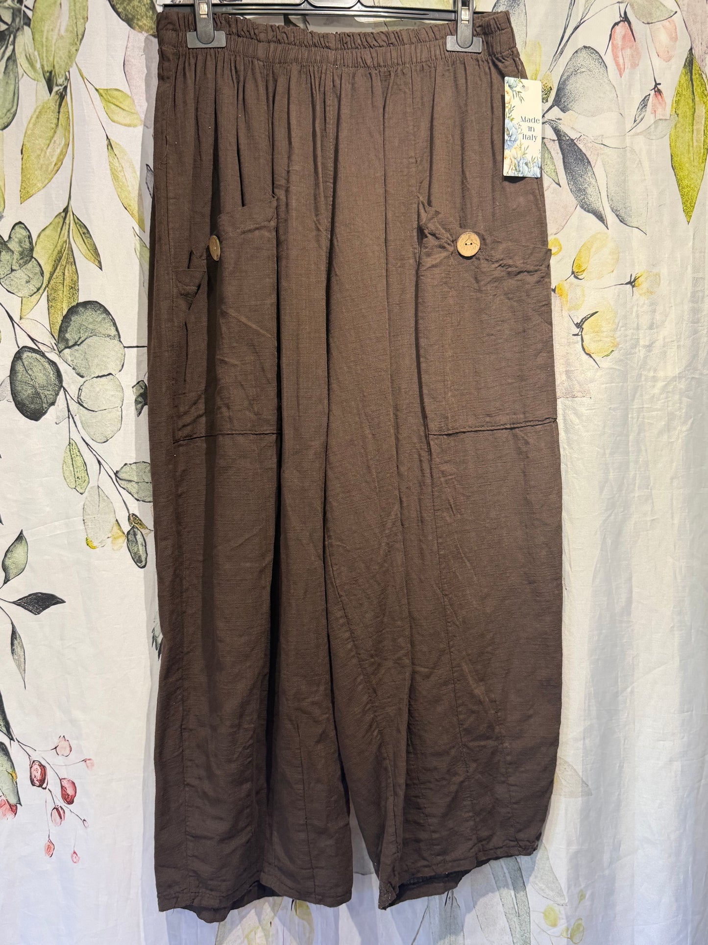 Loose Cotton Trousers