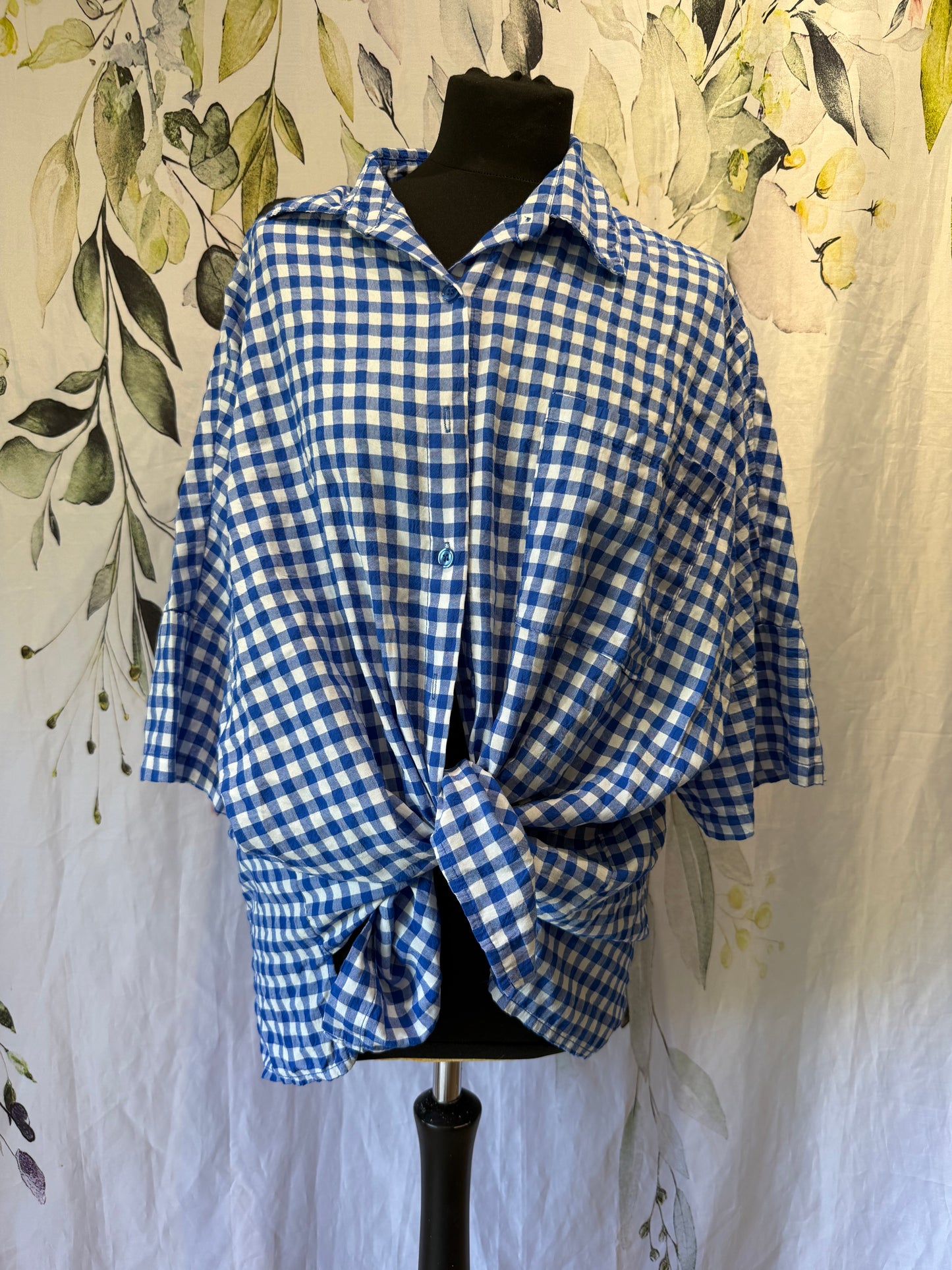 Oversized Gingham Shirt