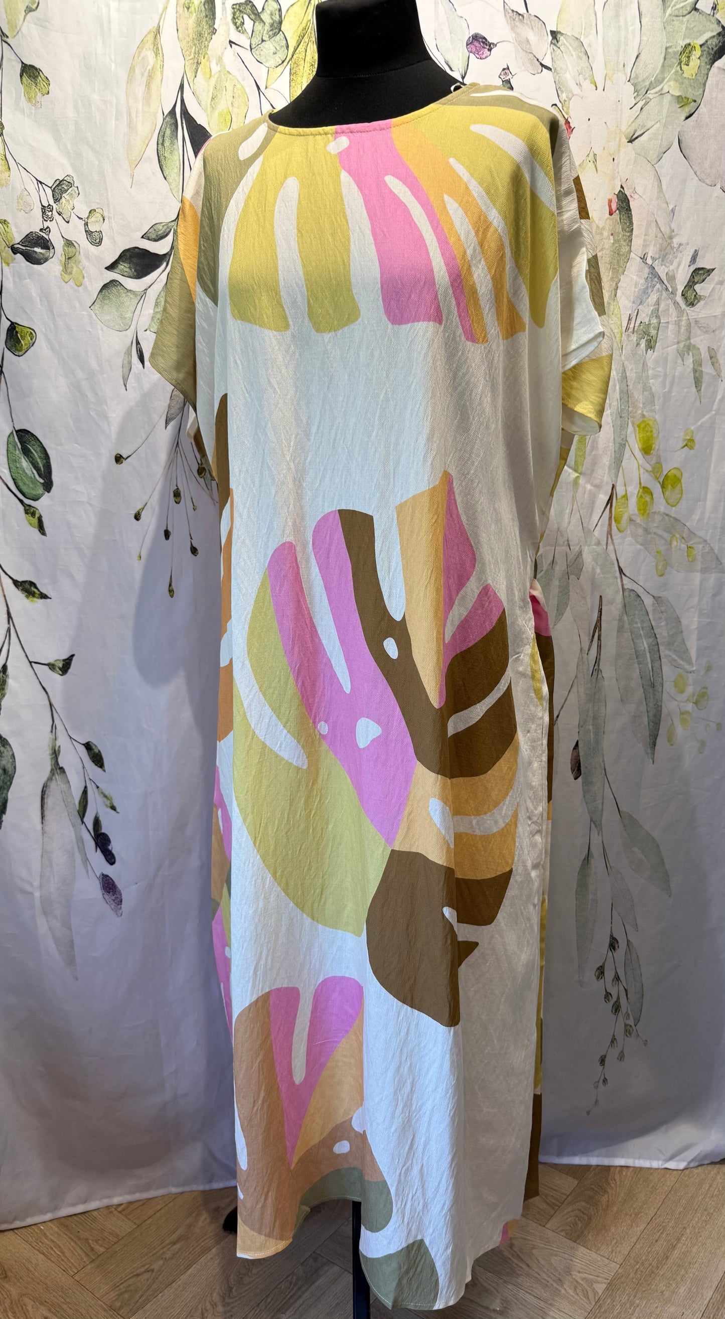 Tropical Leaf Dress