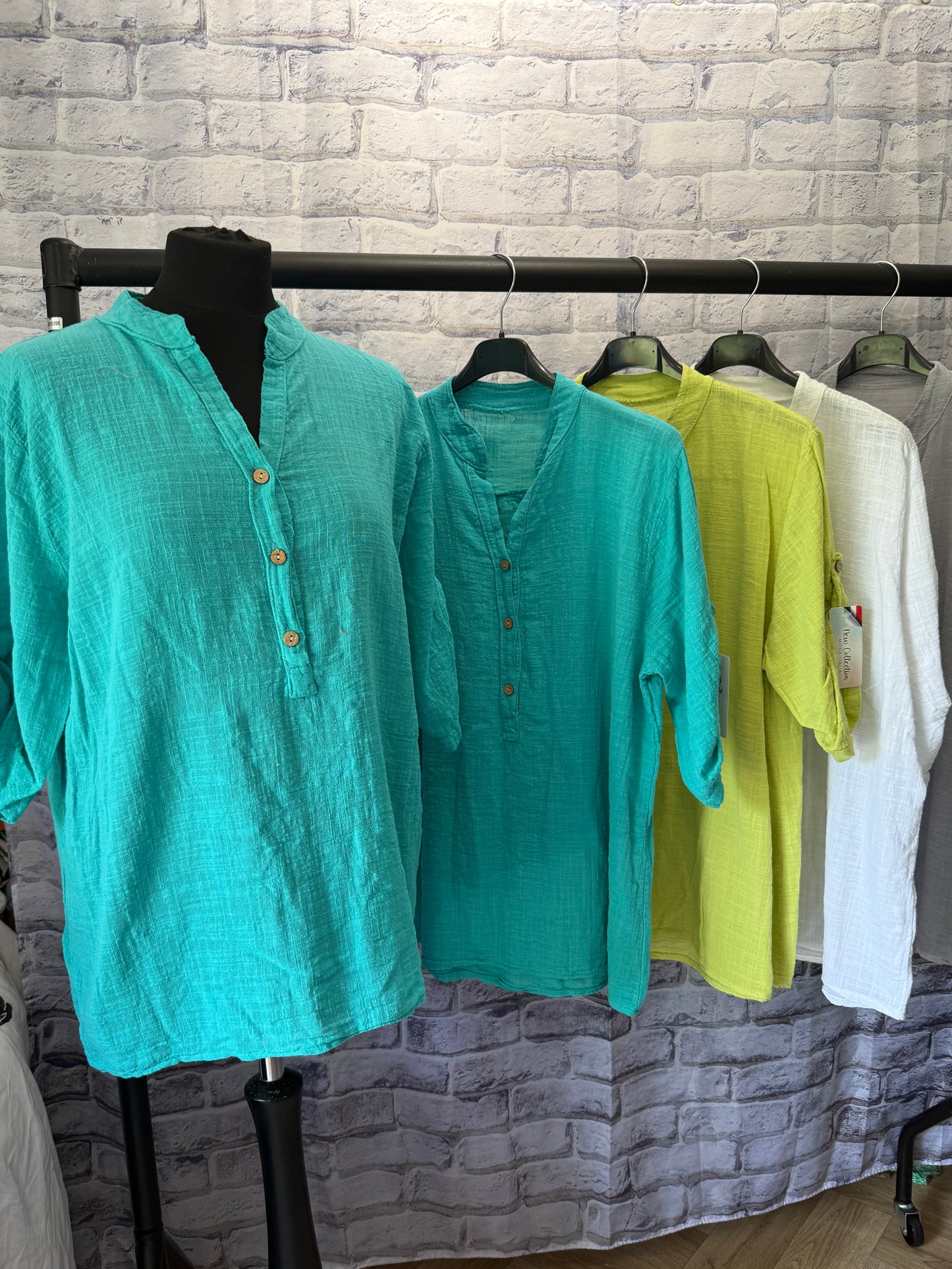 Cotton Grandad Shirt