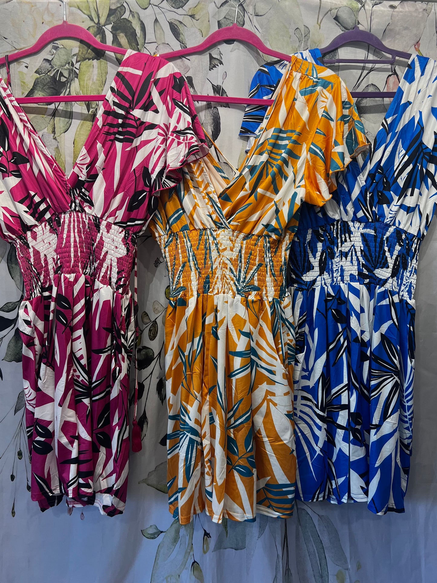 Tropical Leaf Playsuit