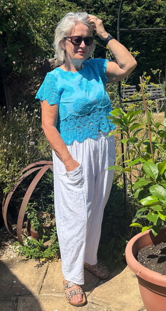 Loose Cotton Trousers
