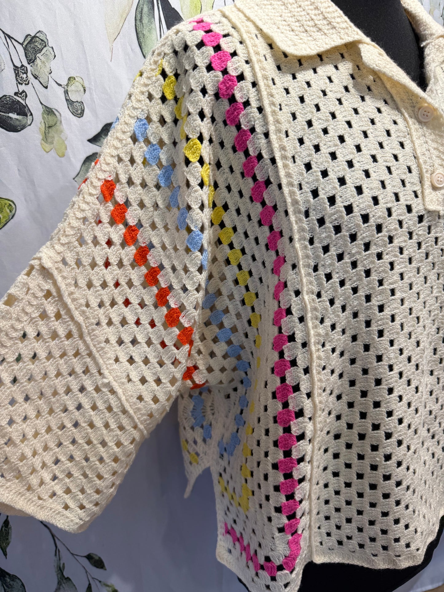 Crochet Top With Collar