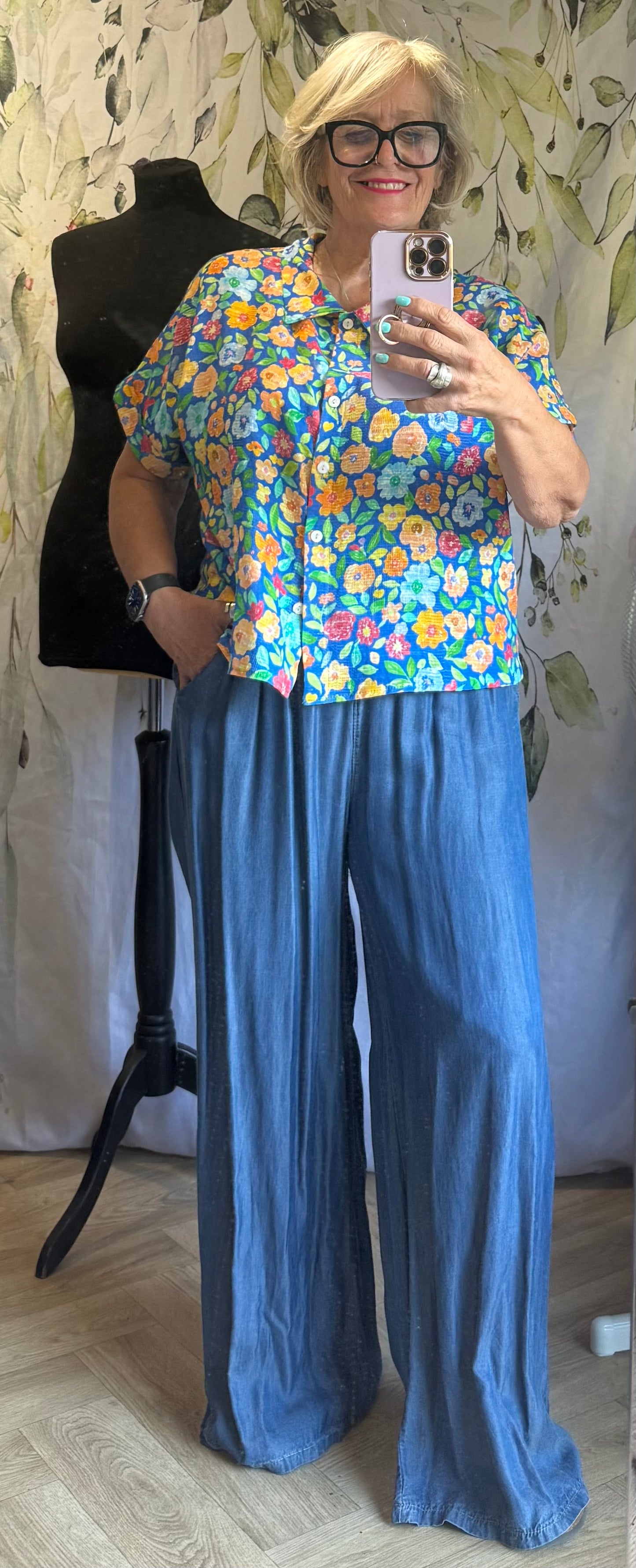 Floral Linen Shirt