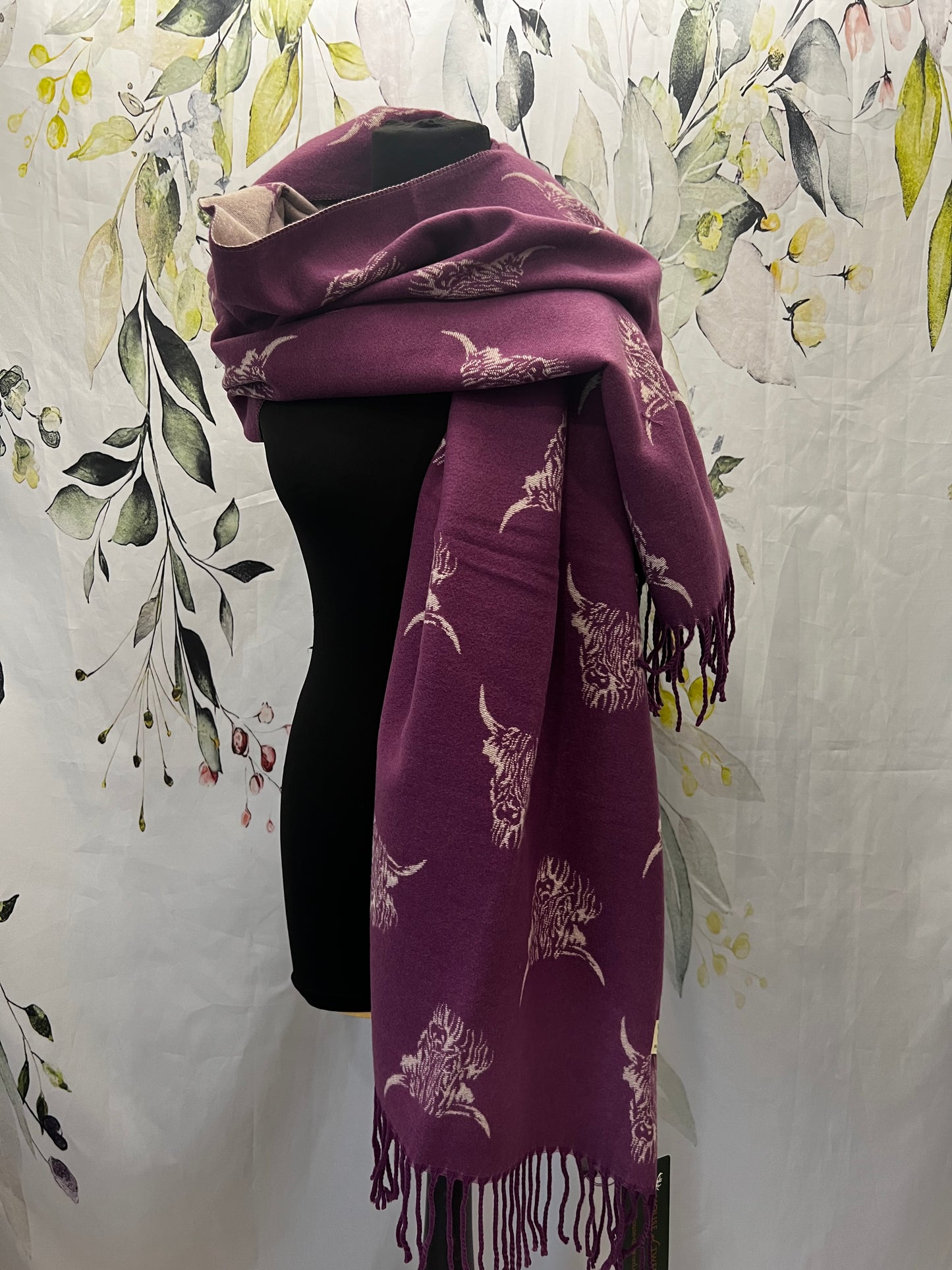 Highland Cow Scarf