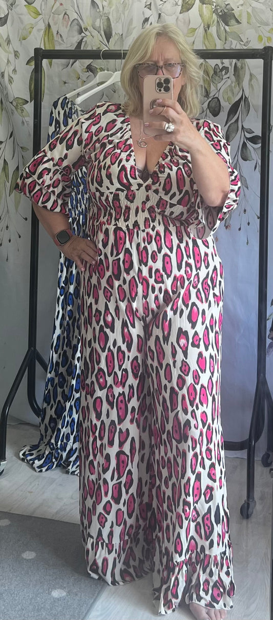 Animal Print Jumpsuit