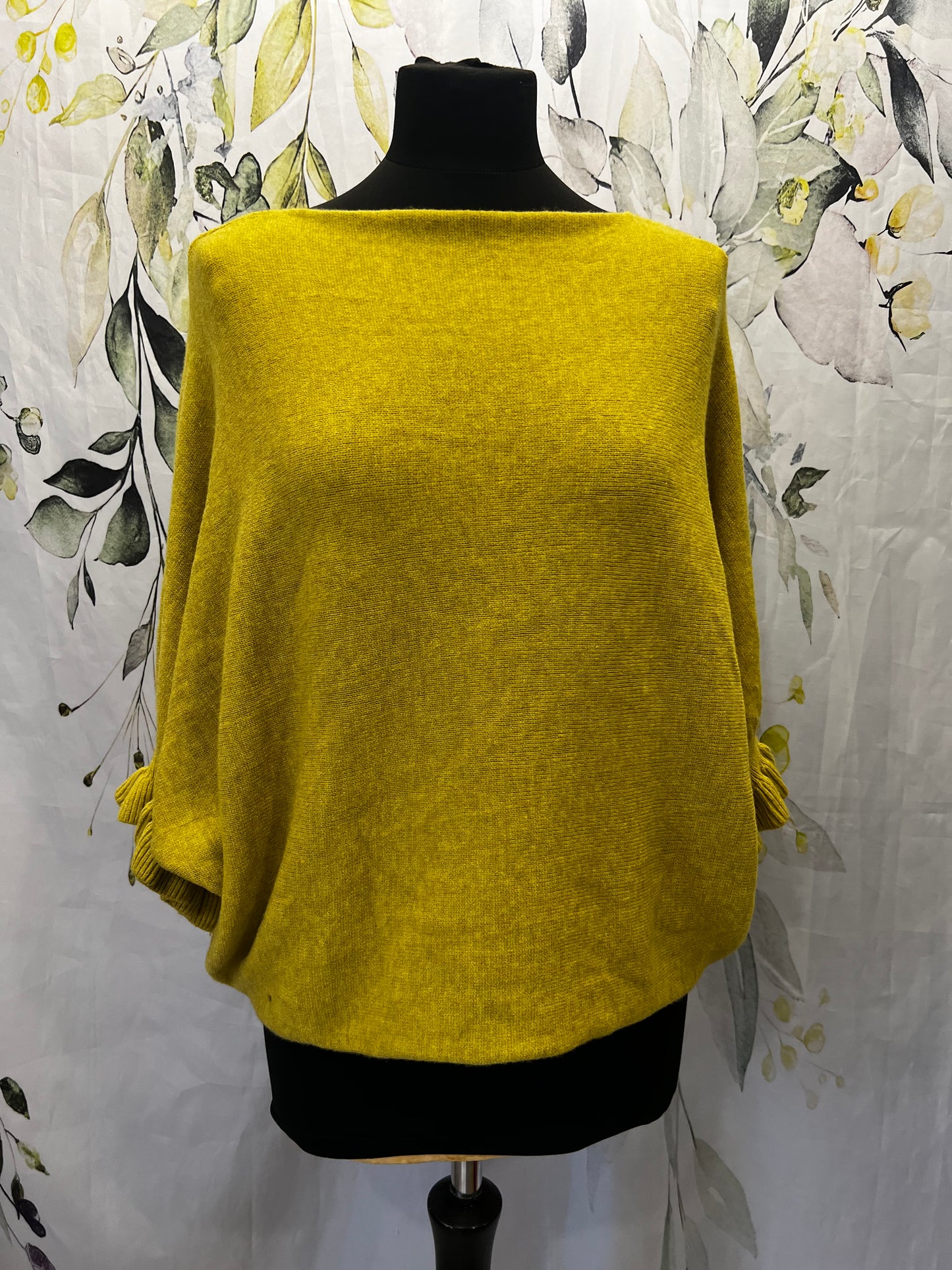 Frill Sleeve Knit