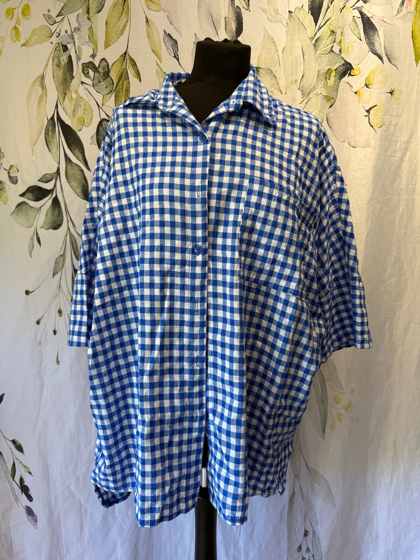 Oversized Gingham Shirt