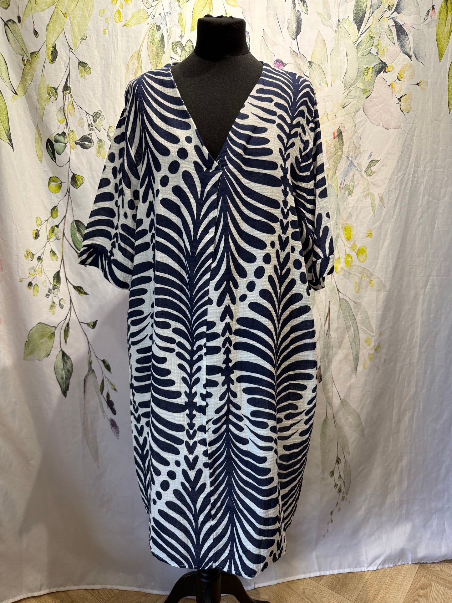 Leaf Print Dress