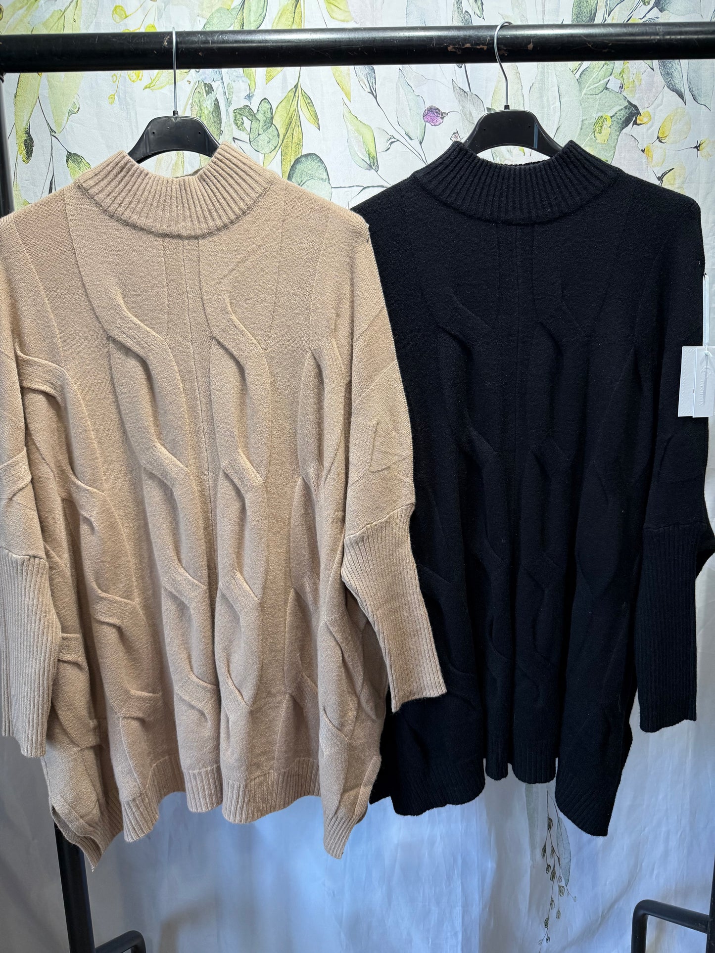 Cable Front Knit