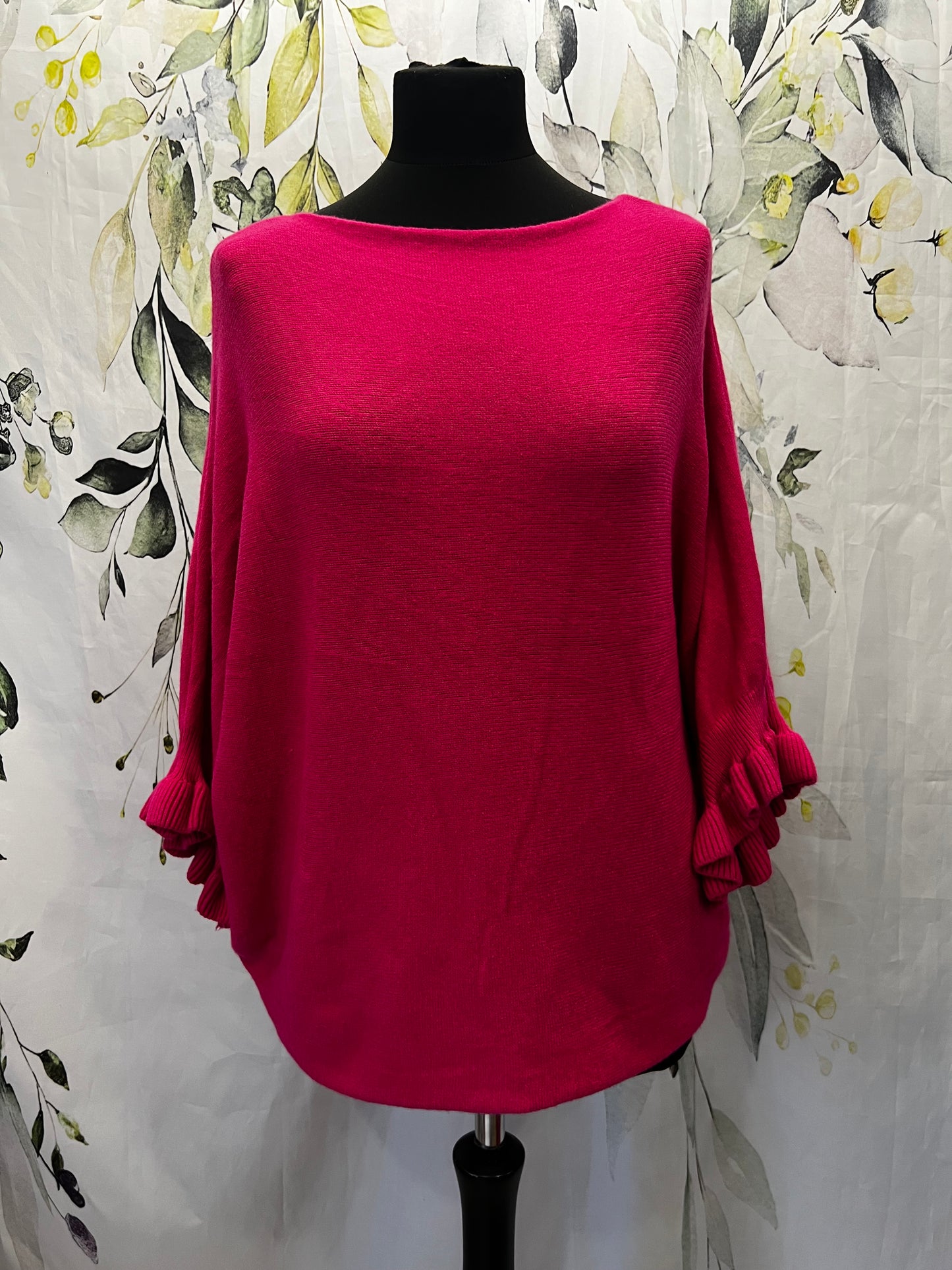 Frill Sleeve Knit
