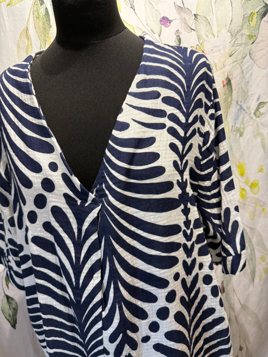 Leaf Print Dress