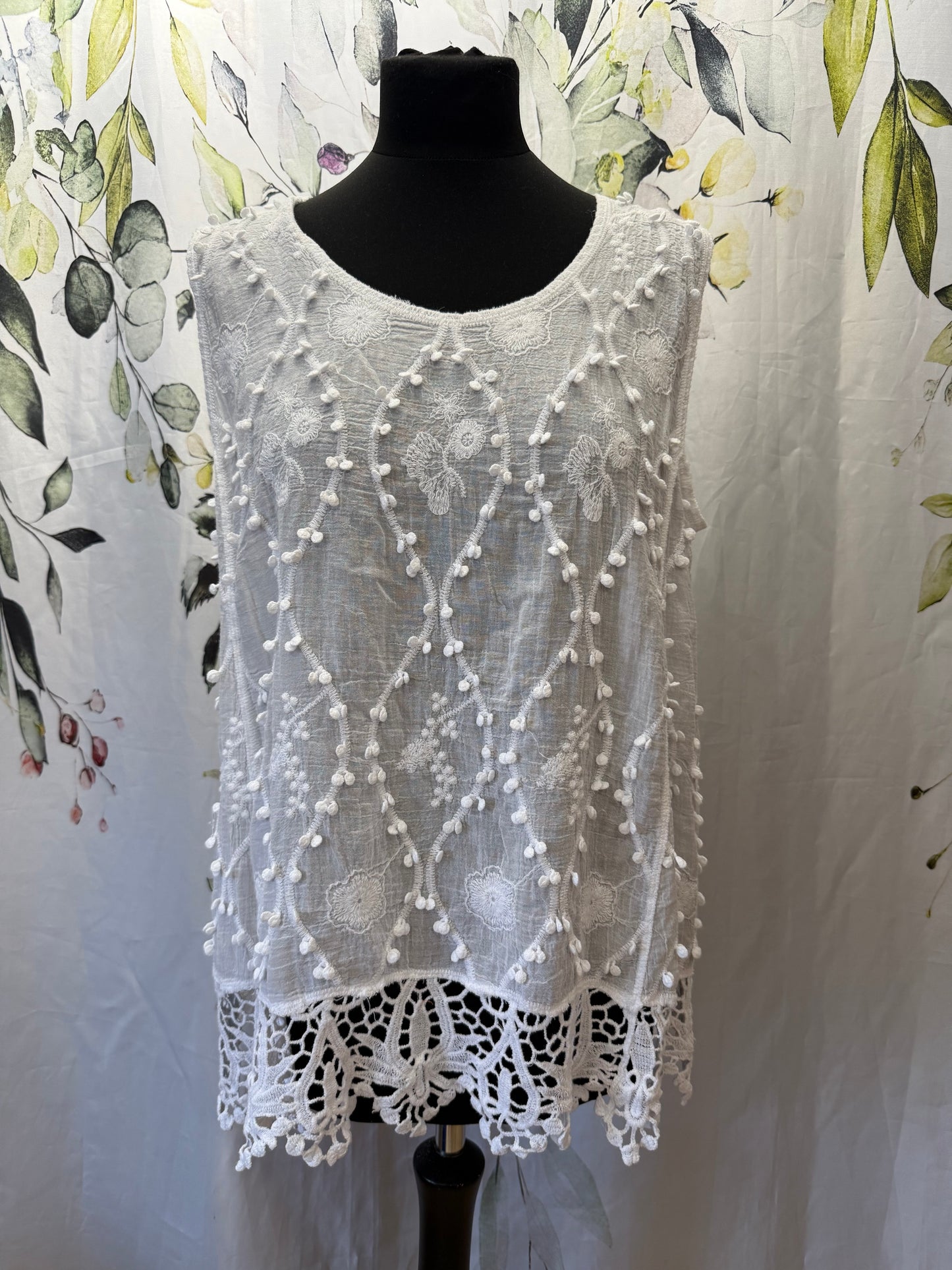 Lace and Crochet Top