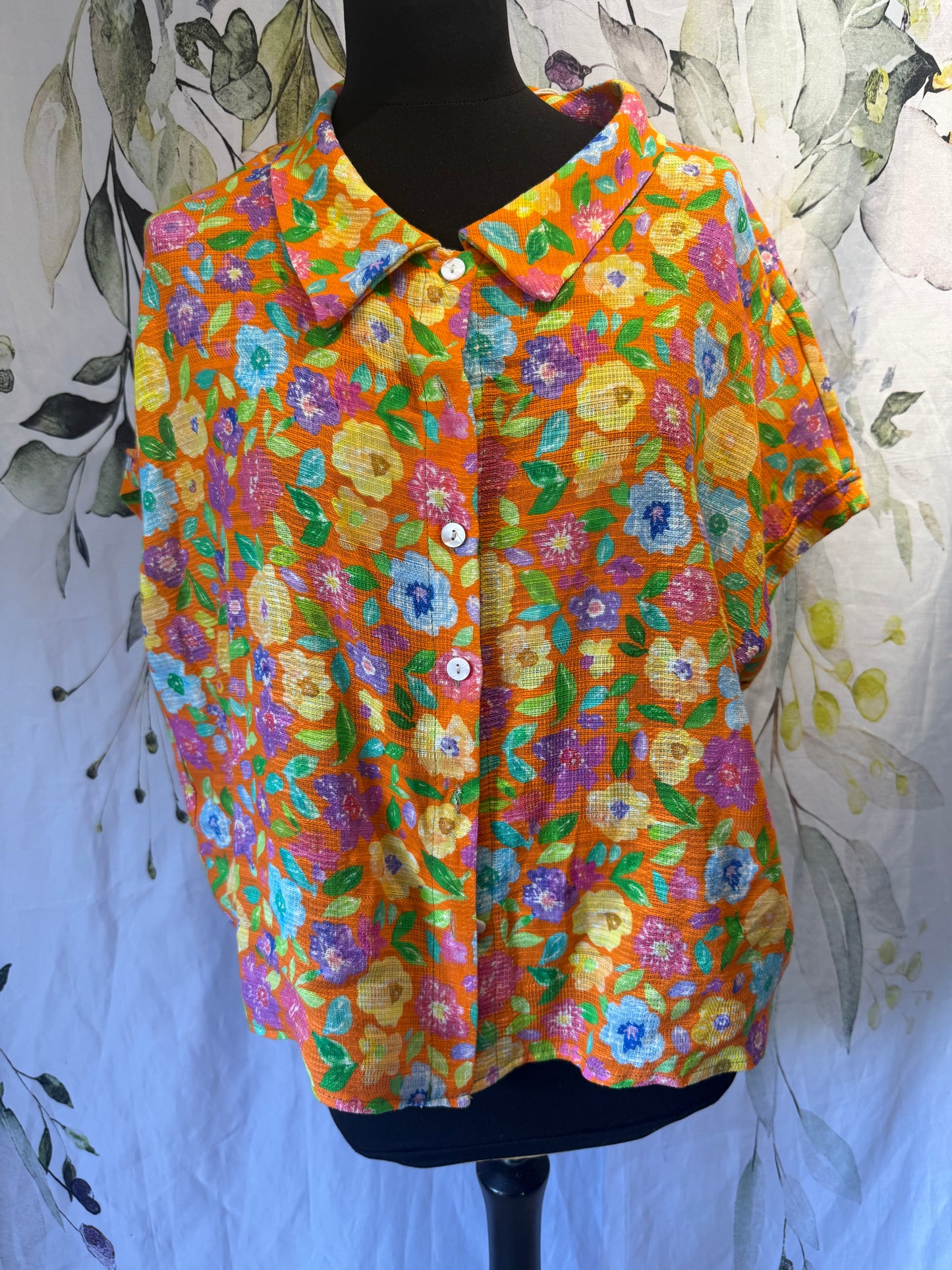 Floral Linen Shirt