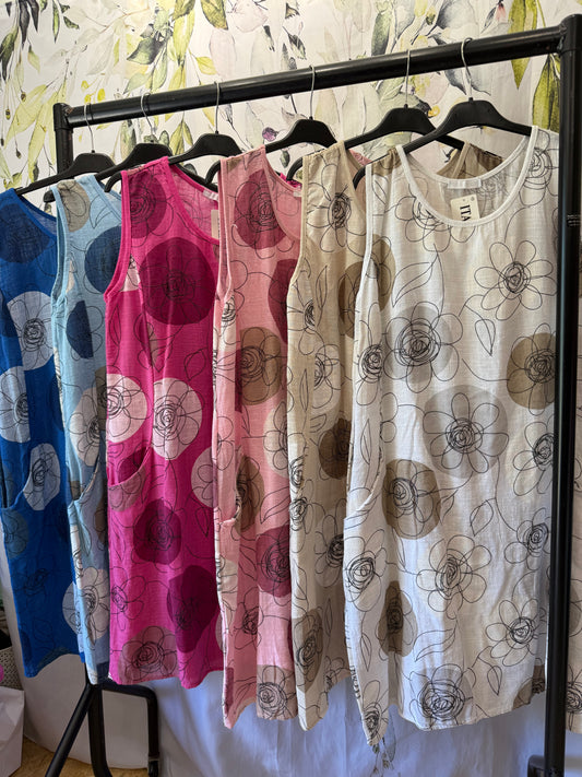 Sleeveless Cotton Dress