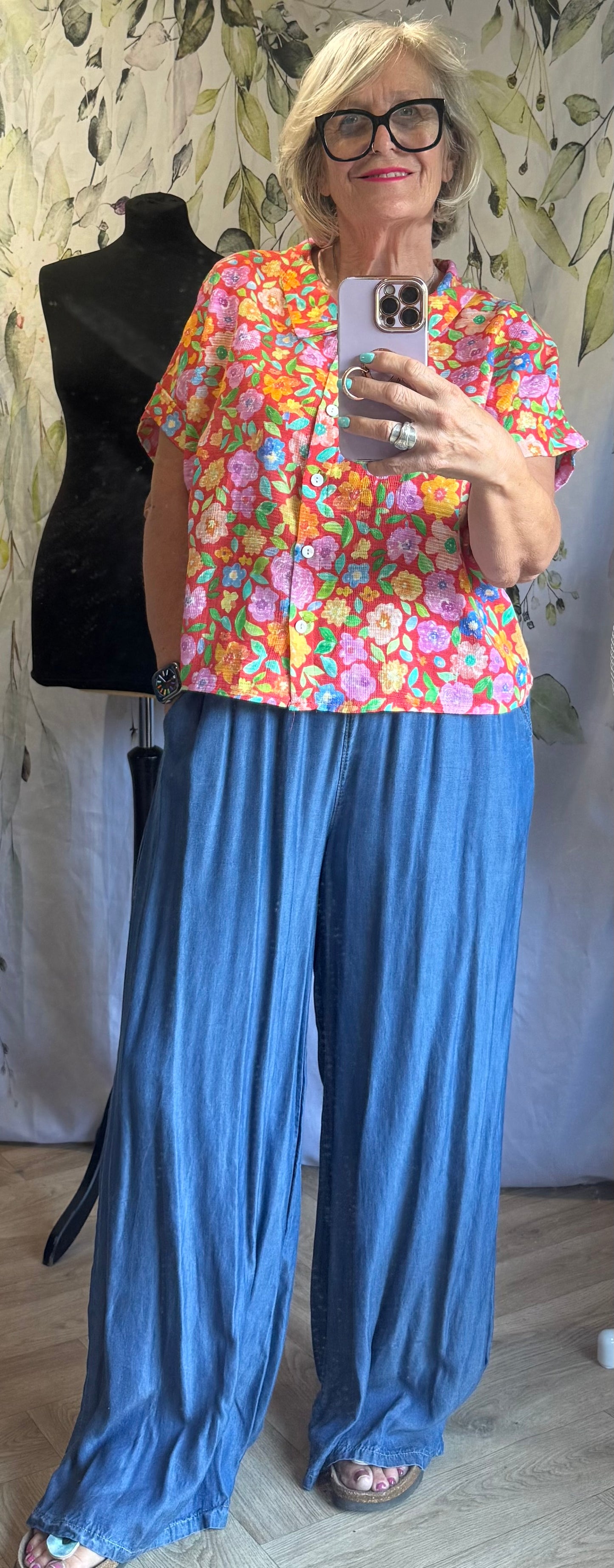 Floral Linen Shirt