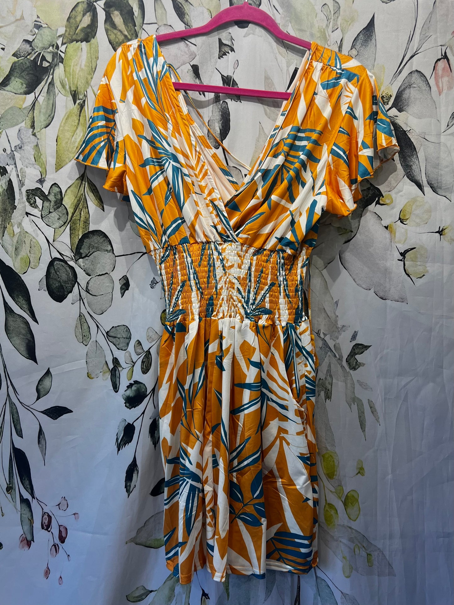 Tropical Leaf Playsuit