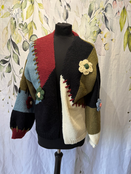 Hand Knit Style Cardi
