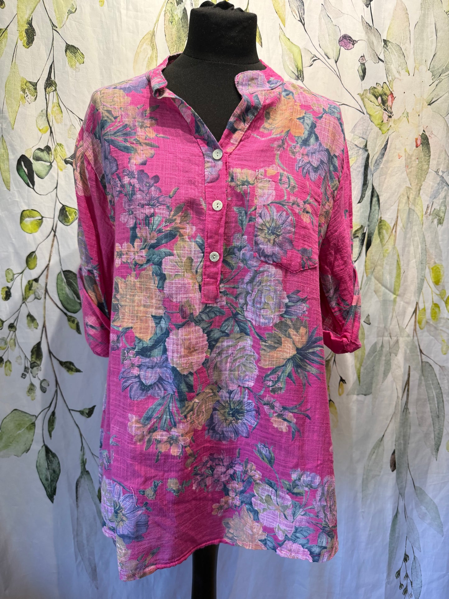 Floral Cotton Shirt