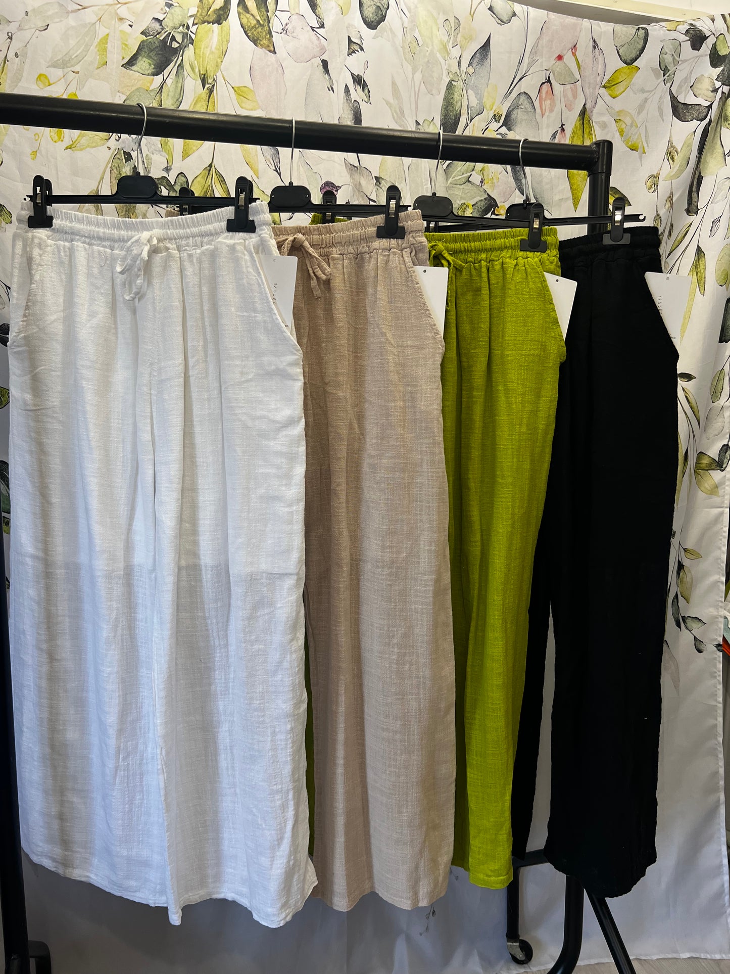 Linen Mix Trousers
