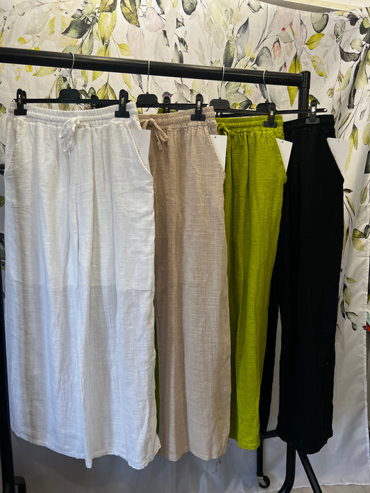 Linen Mix Trousers