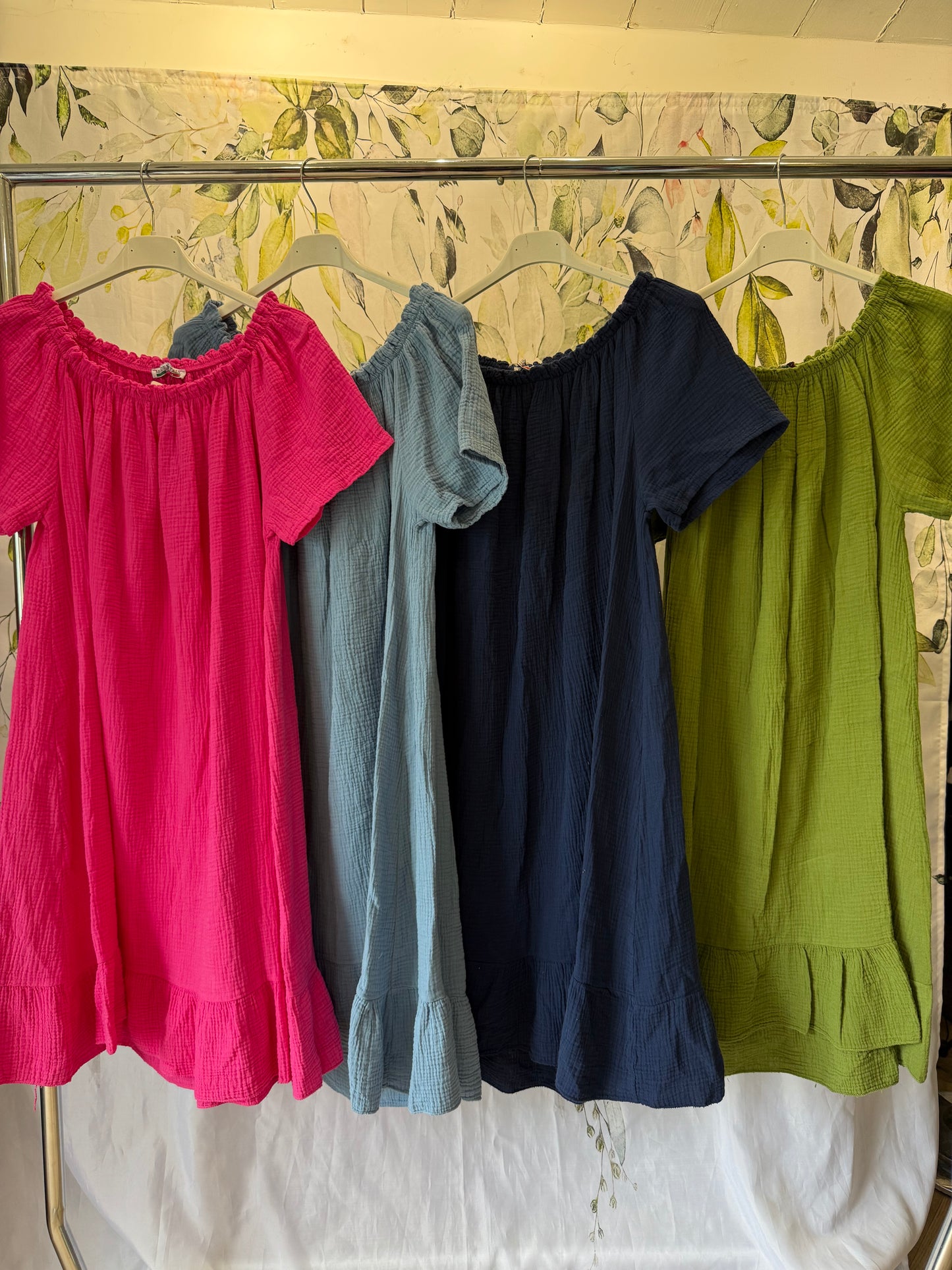 Cotton Bardot Dress