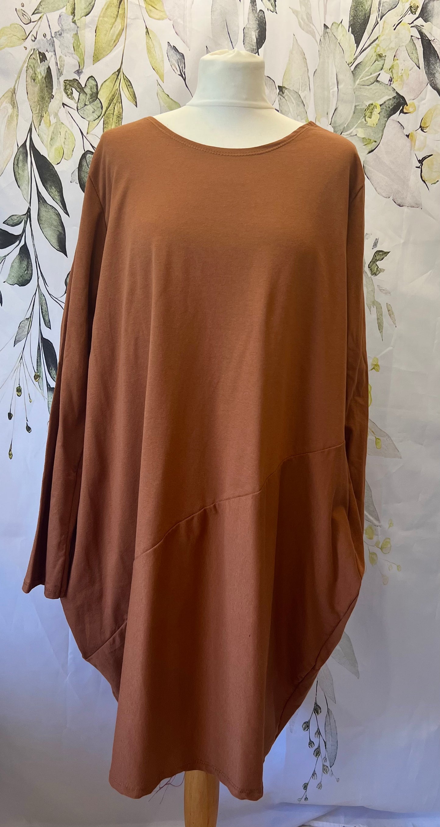 Oversized Balloon Style Tunic Dress