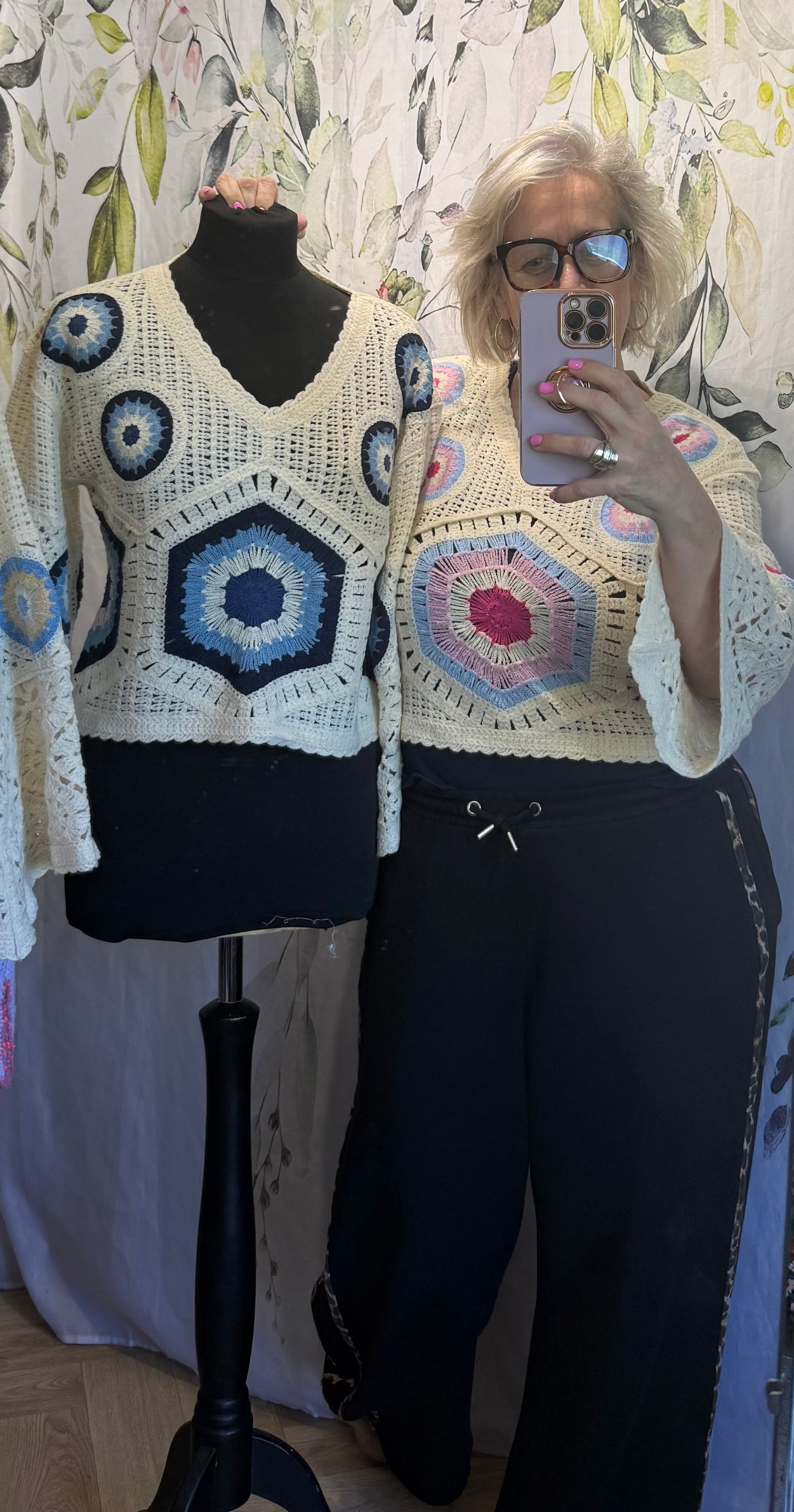 Cropped Crochet Top