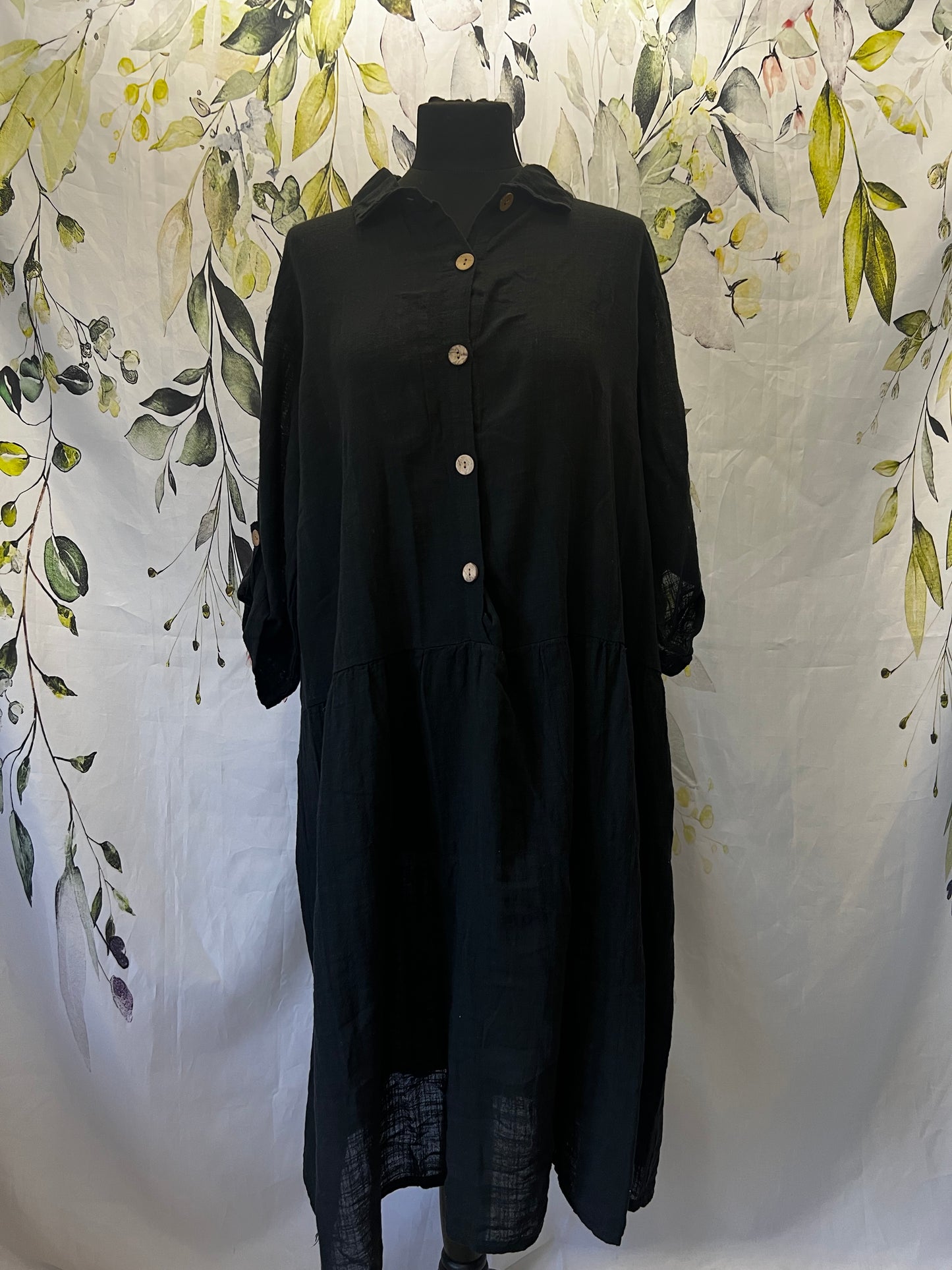 Linen Mix Dress