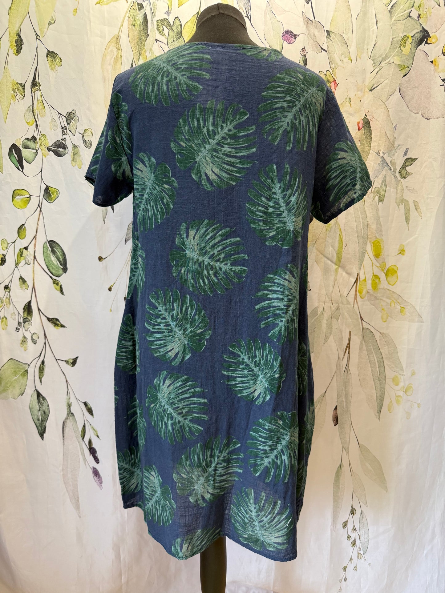 Leaf Print Dress