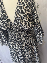 Load image into Gallery viewer, Leopard Print Shirred Dress
