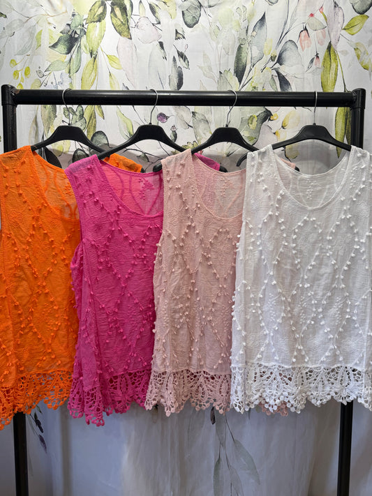 Lace and Crochet Top