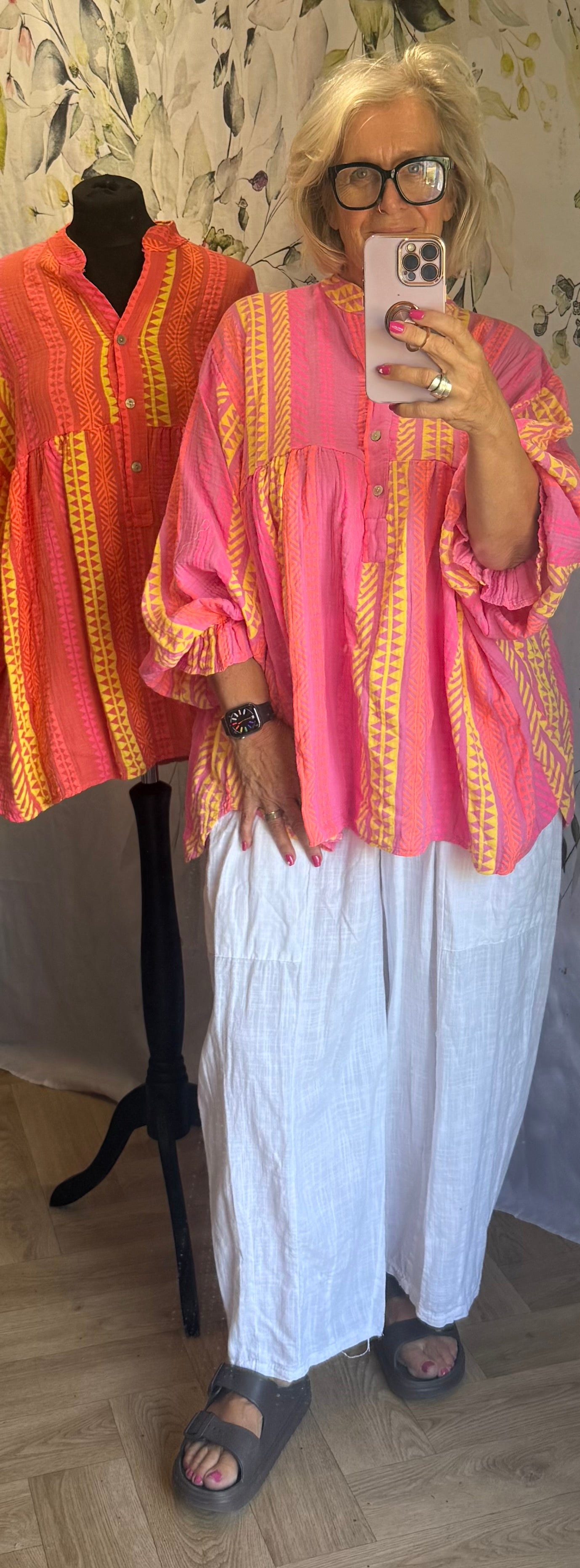 Neon Smock Top