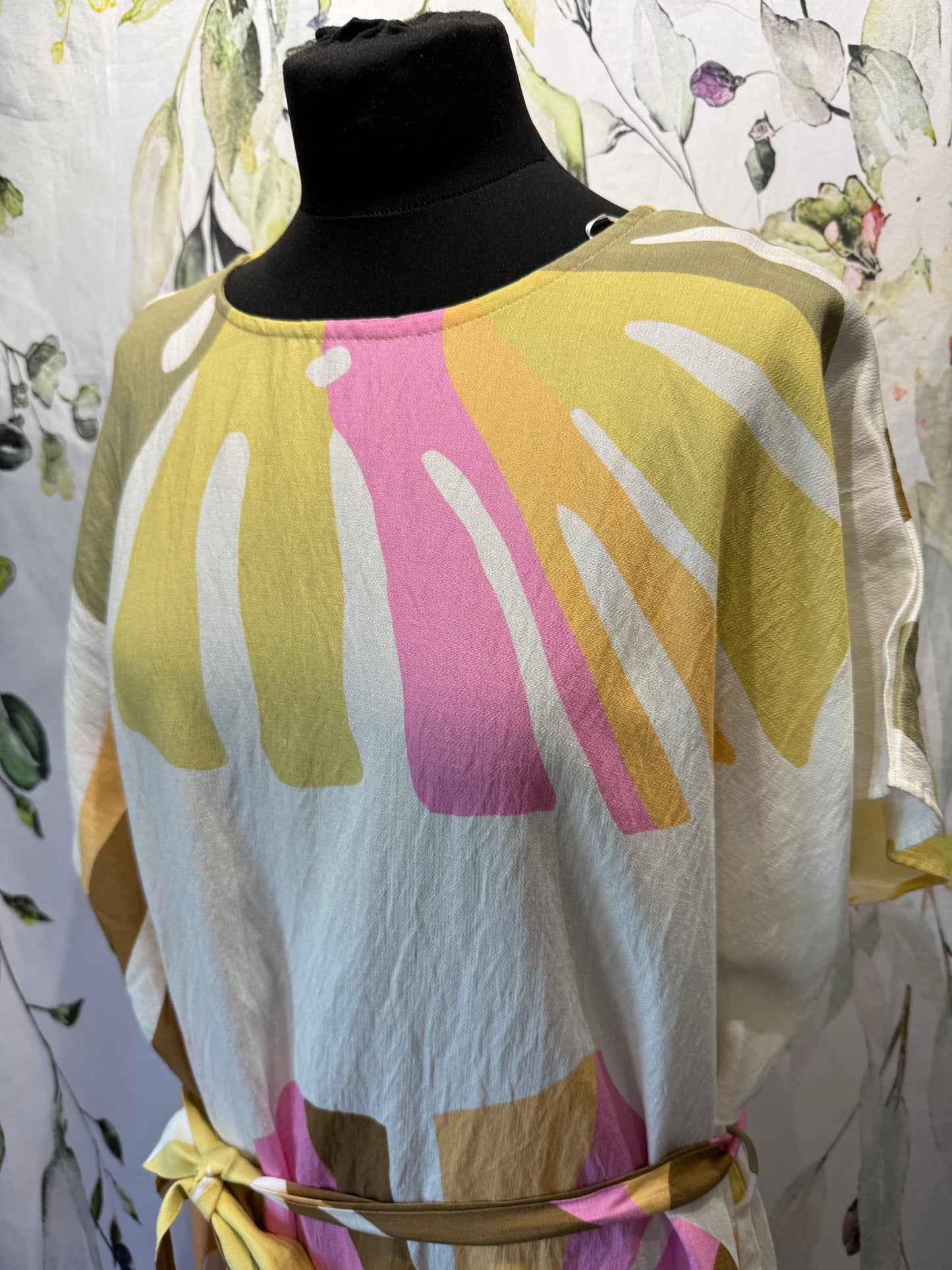 Tropical Leaf Dress
