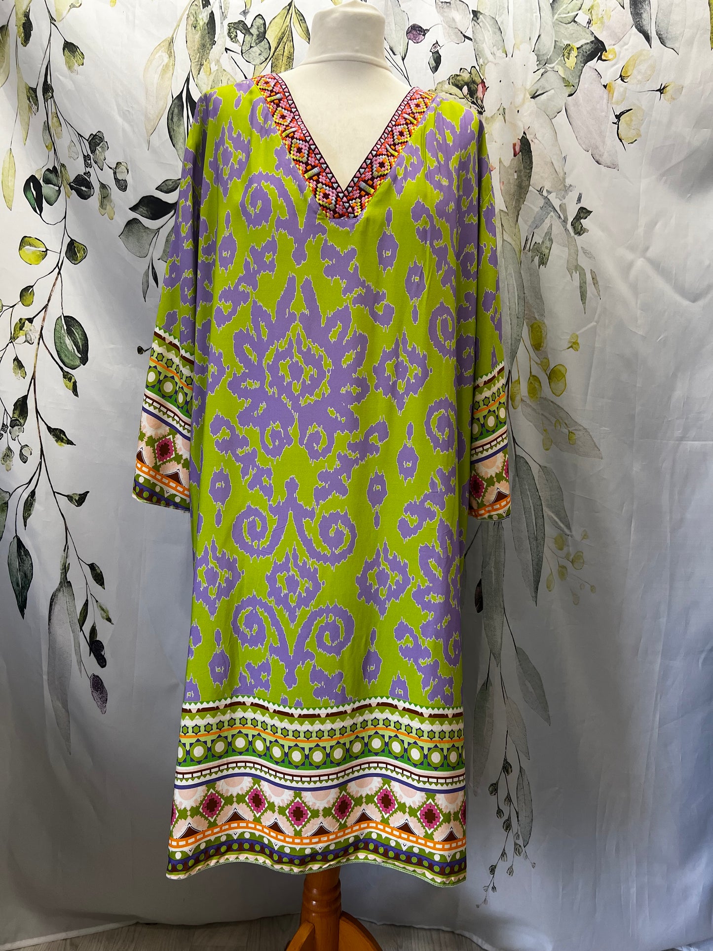 Embroidered Tunic Dress