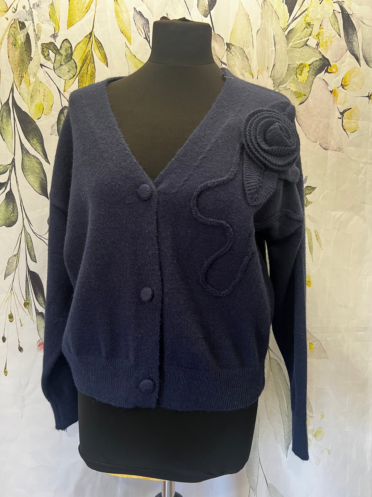 Rose Detail Cardi