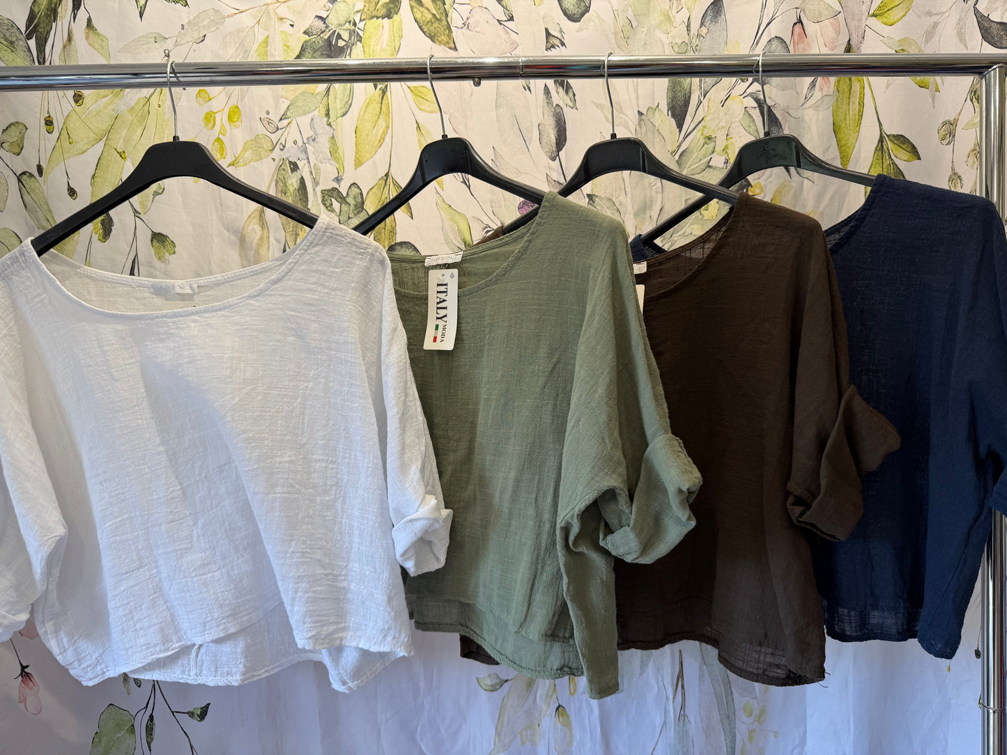 Cropped Cotton Top