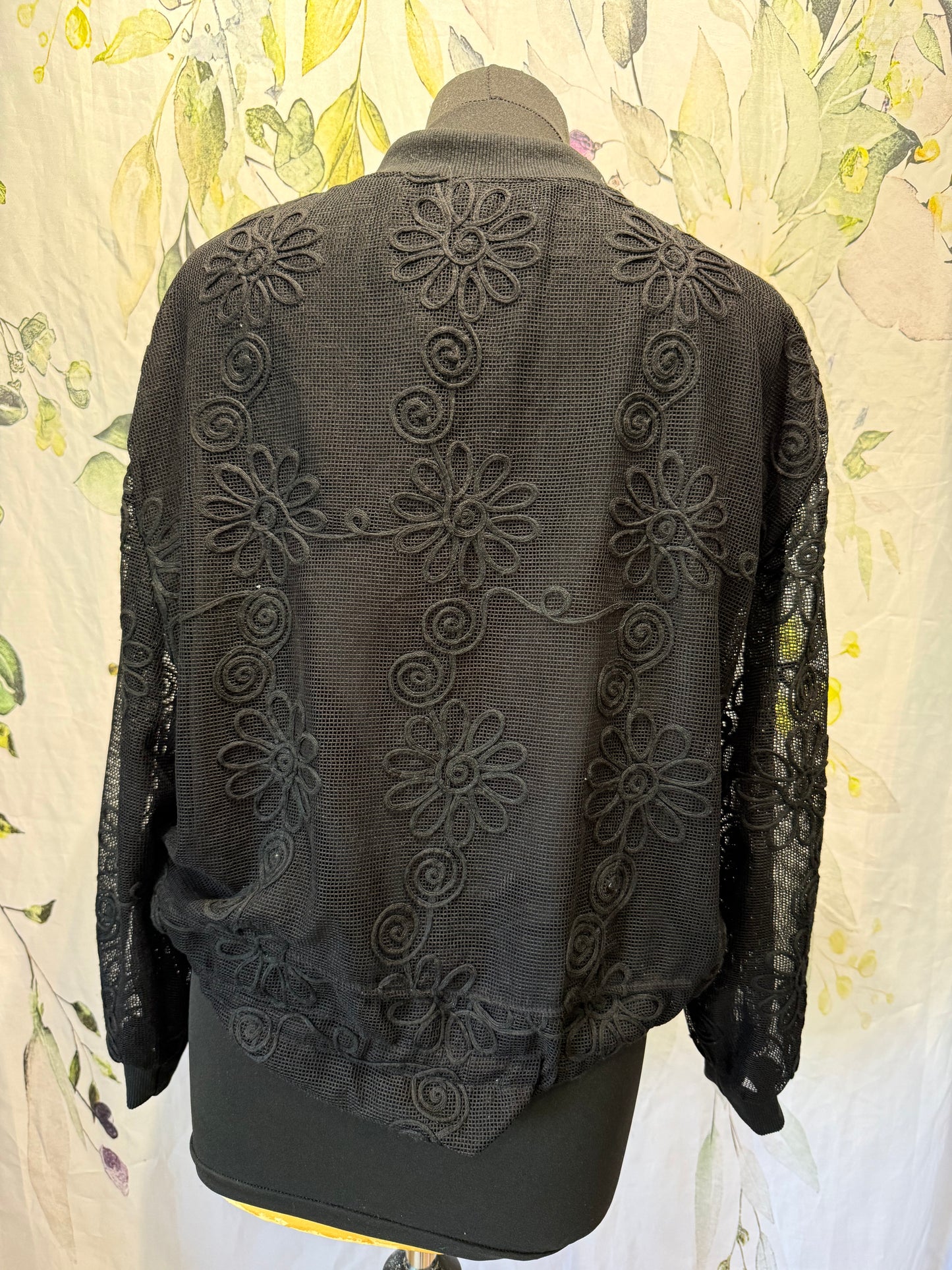 Lace Style Bomber Jacket