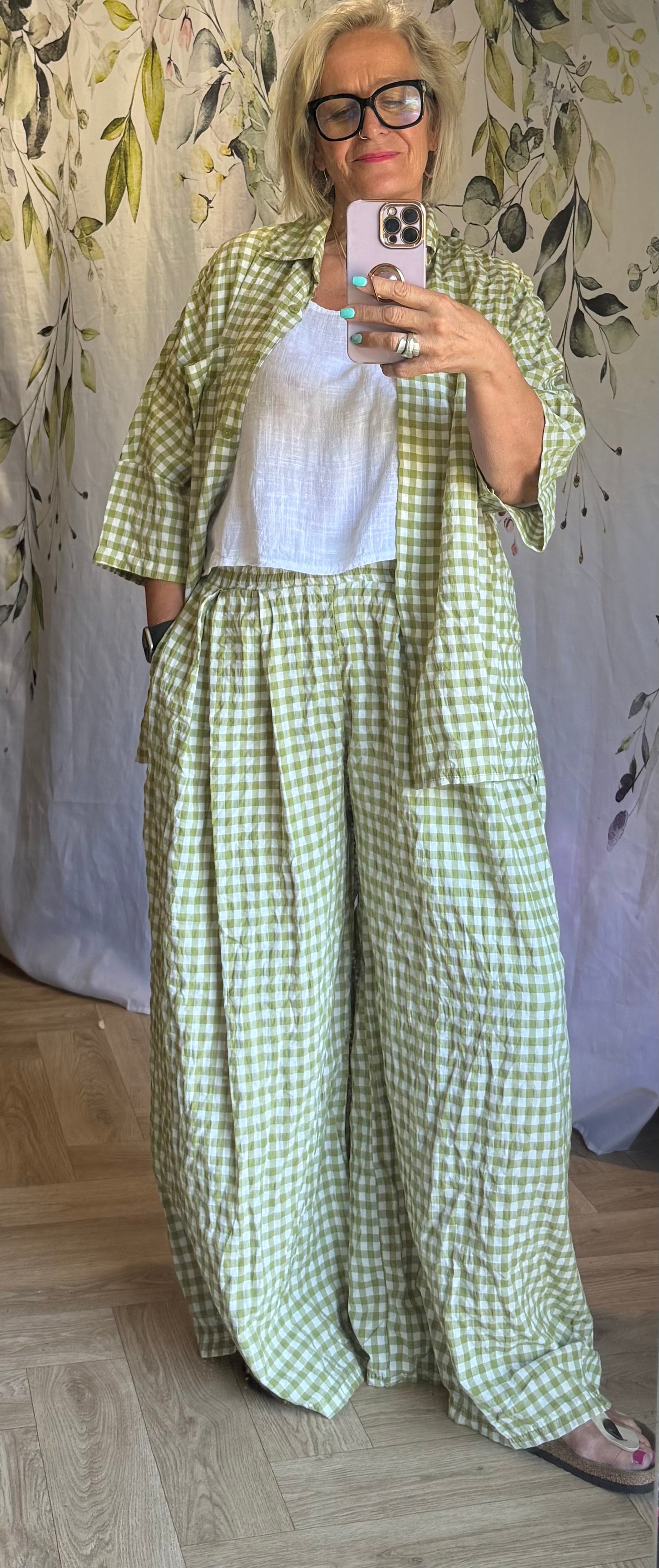 Oversized Gingham Shirt