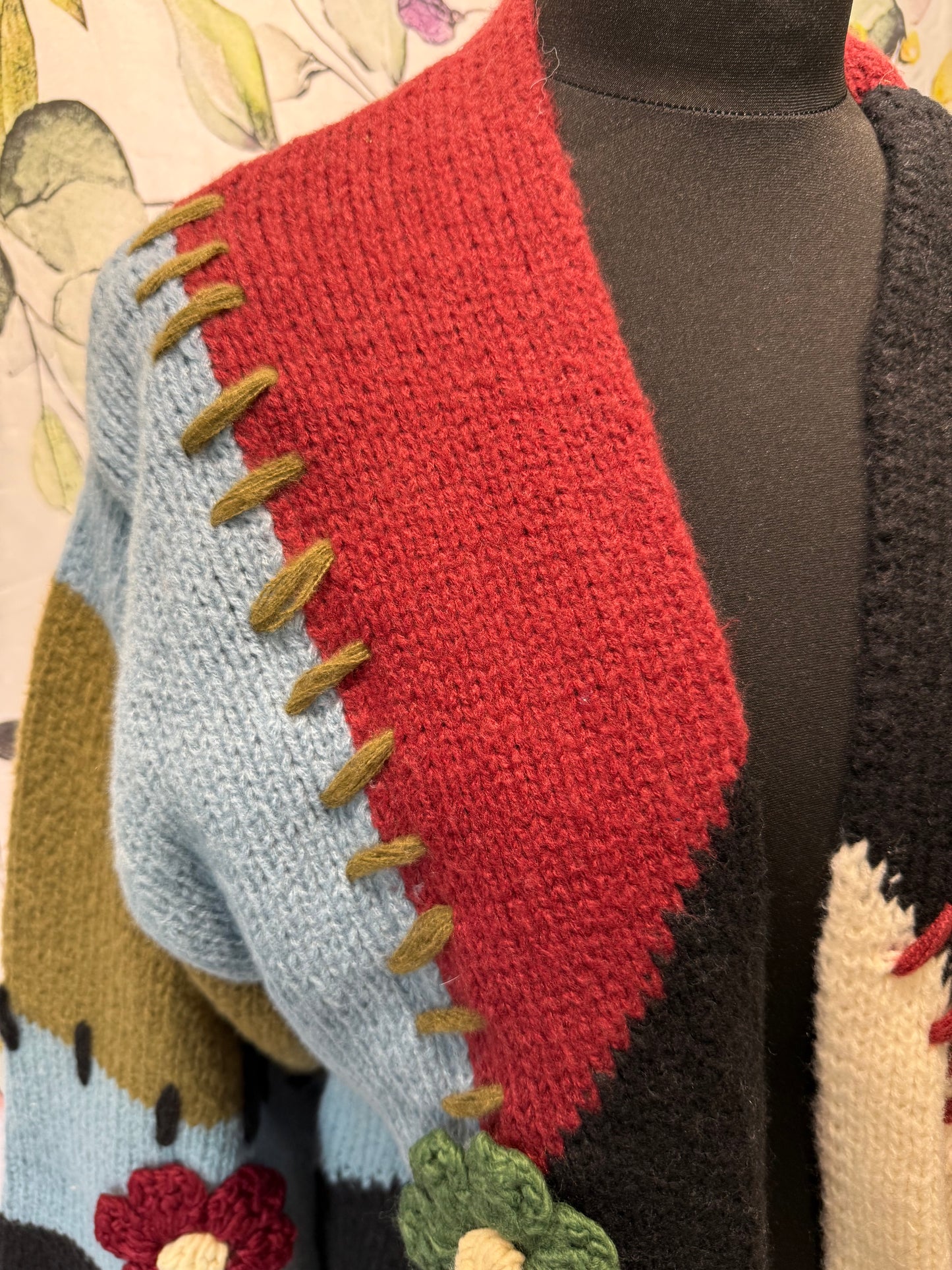Hand Knit Style Cardi