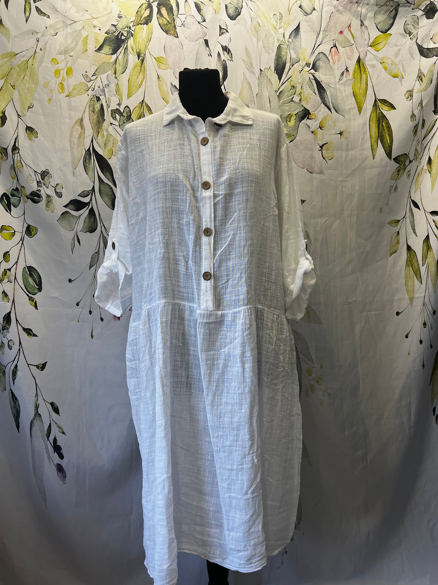 Linen Mix Dress