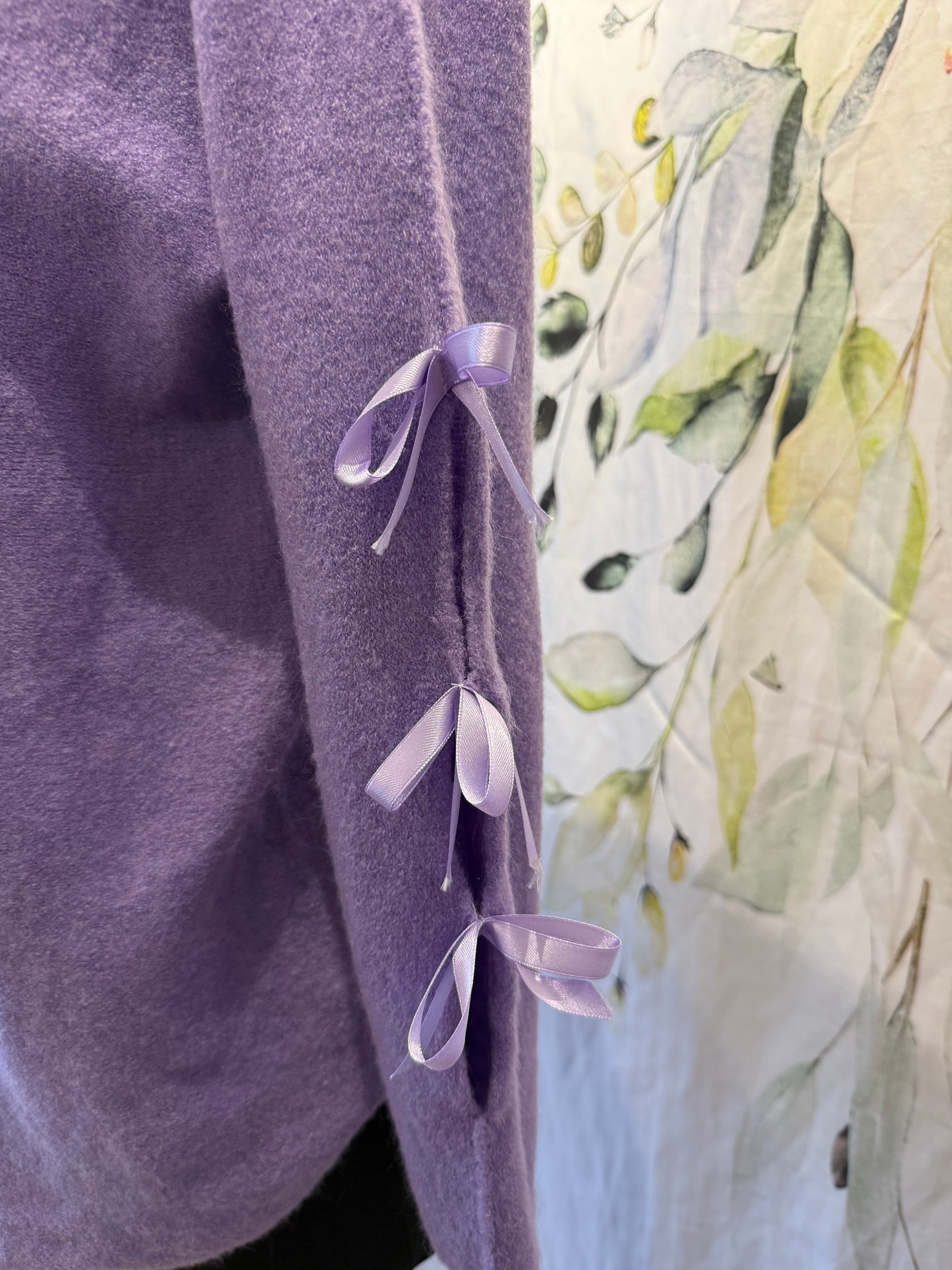 Ribbon Sleeve Knit