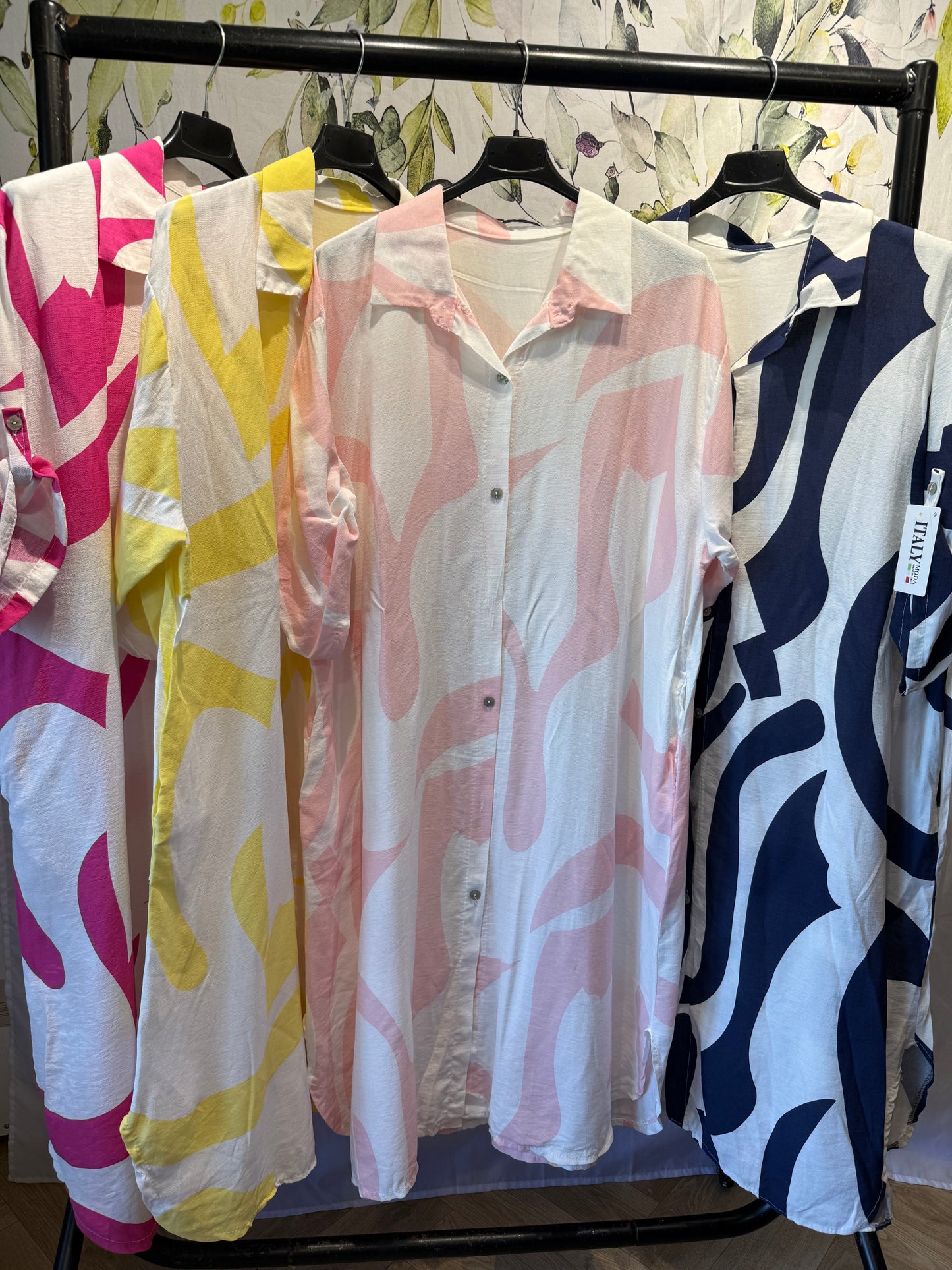 Swirl Shirt Dress