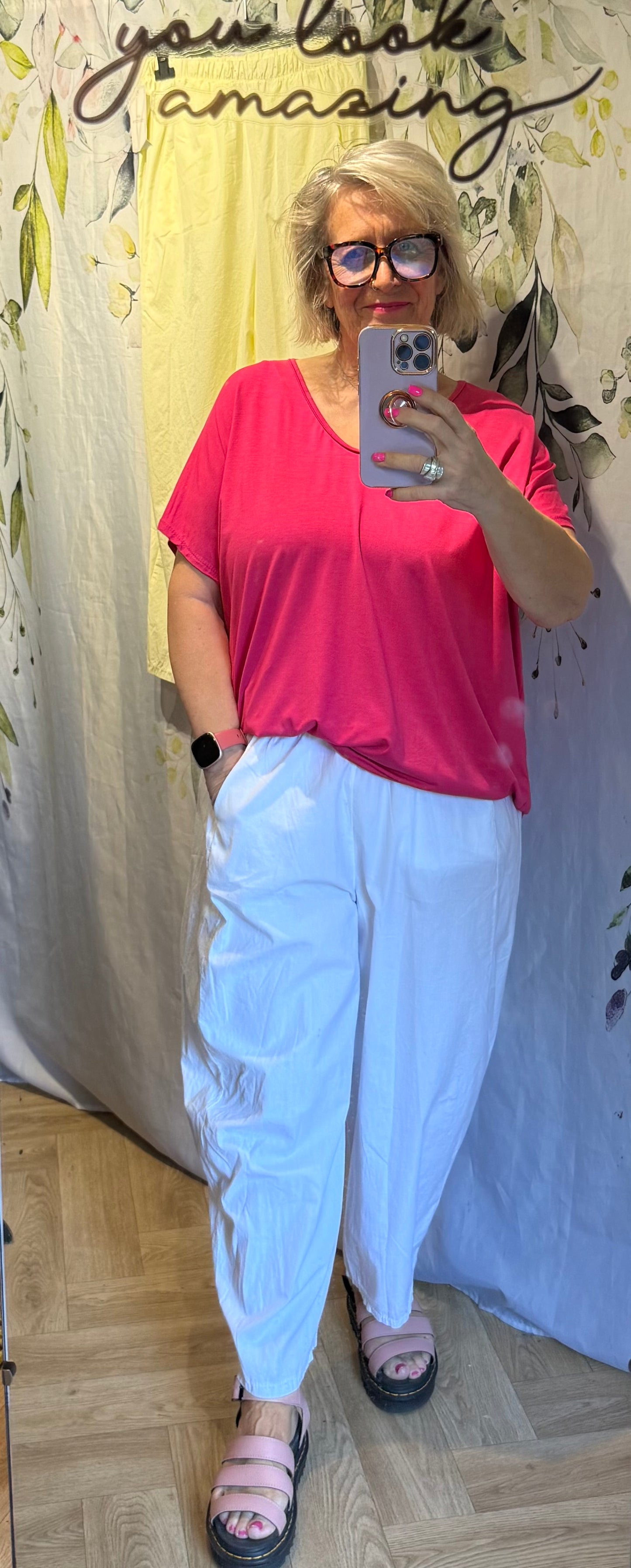Loose Cotton Trousers