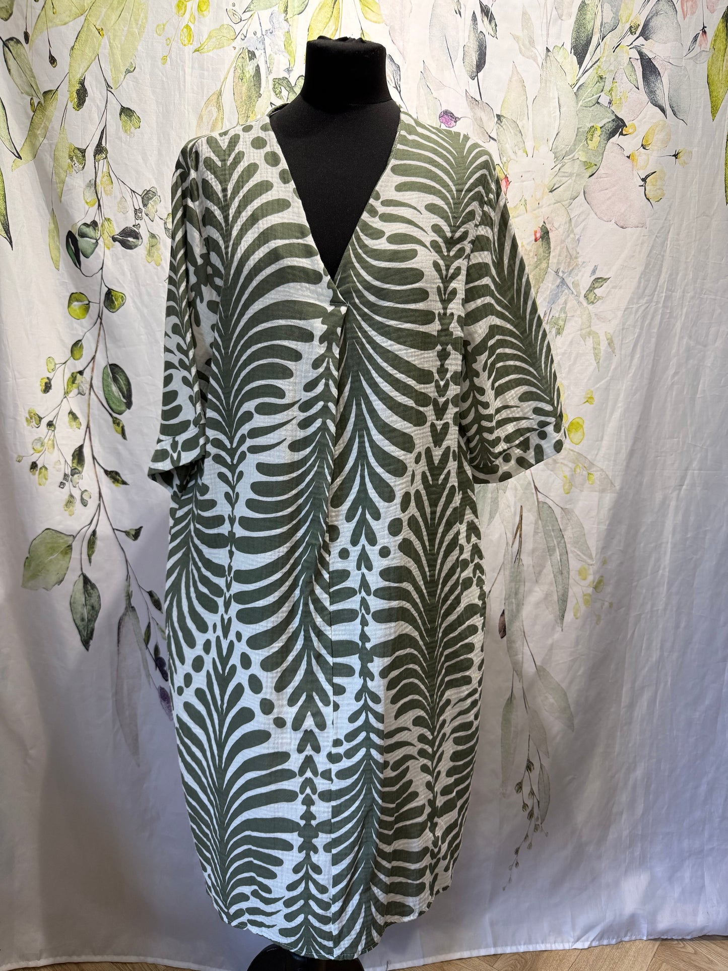 Leaf Print Dress