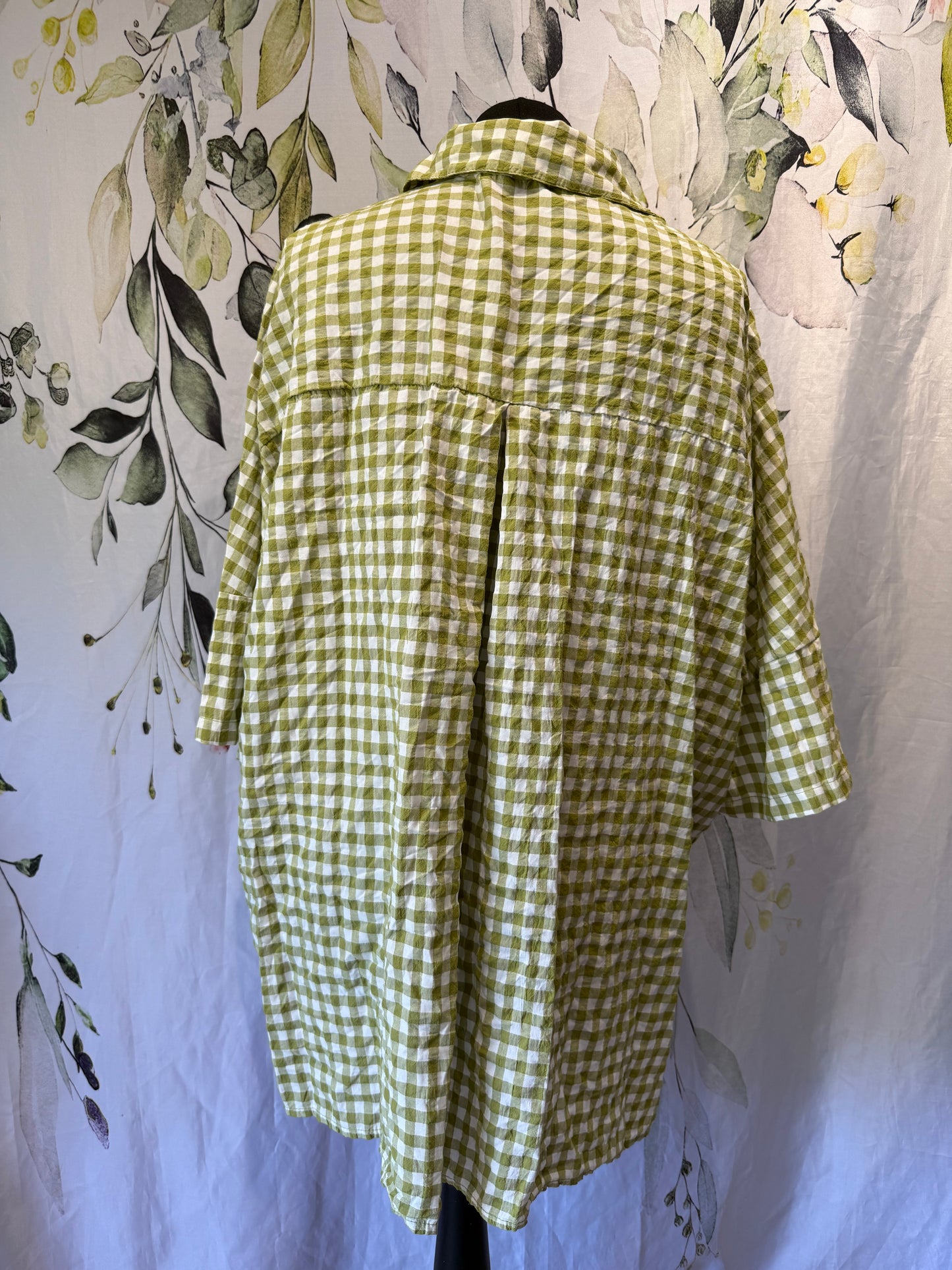 Oversized Gingham Shirt