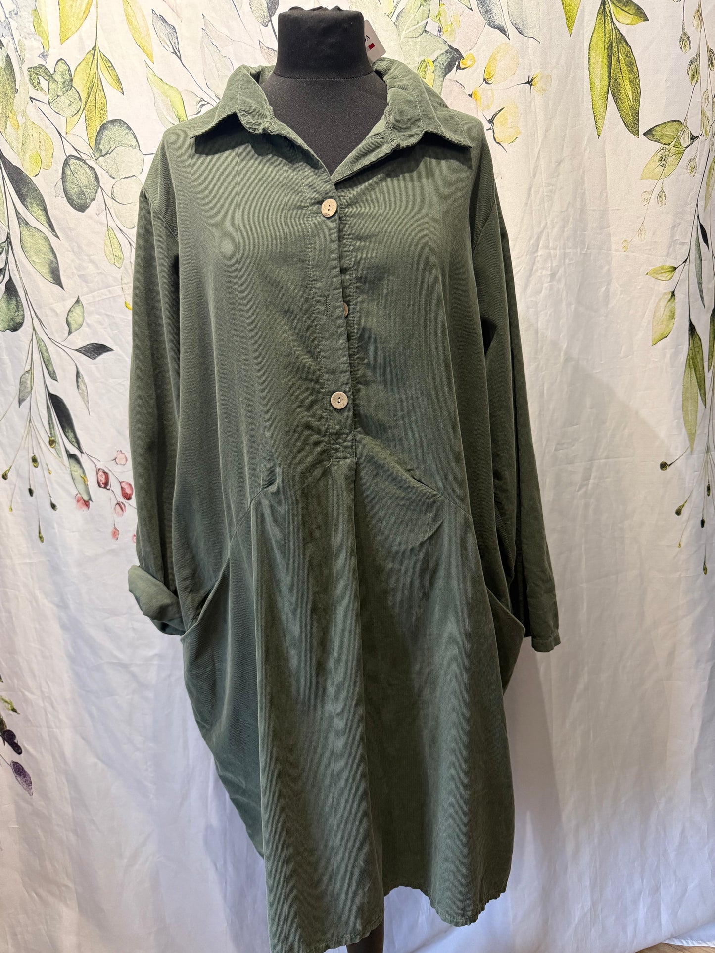 Cord Shirt Tunic