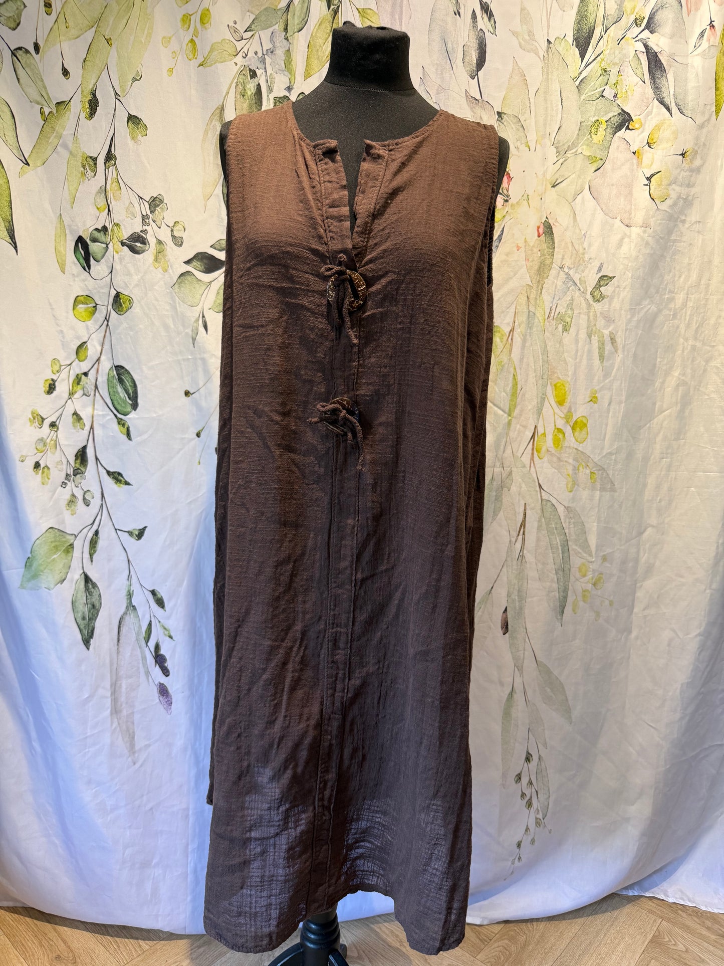 Cotton Toggle Dress